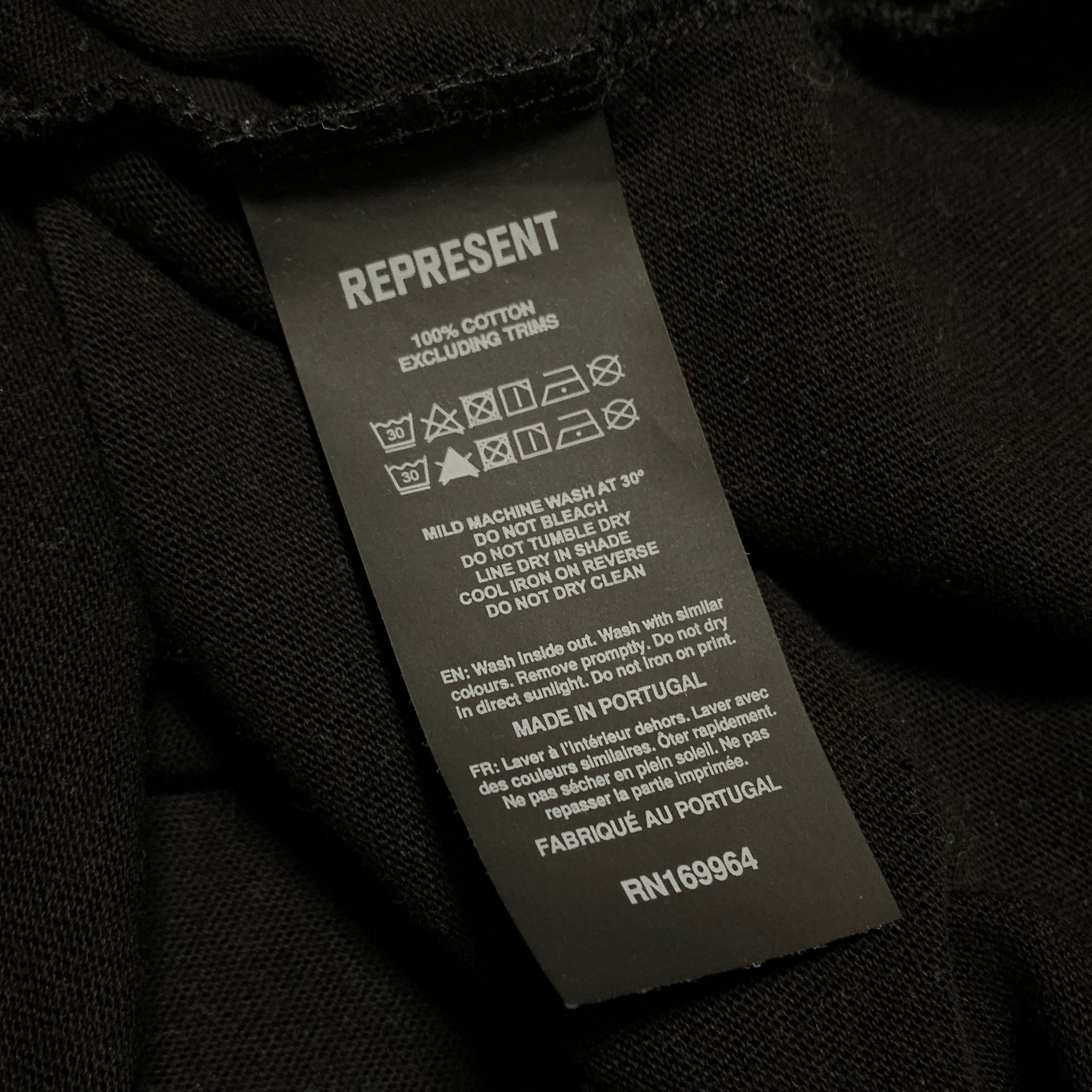 Represent XS Elegance Unicorn Black Tee