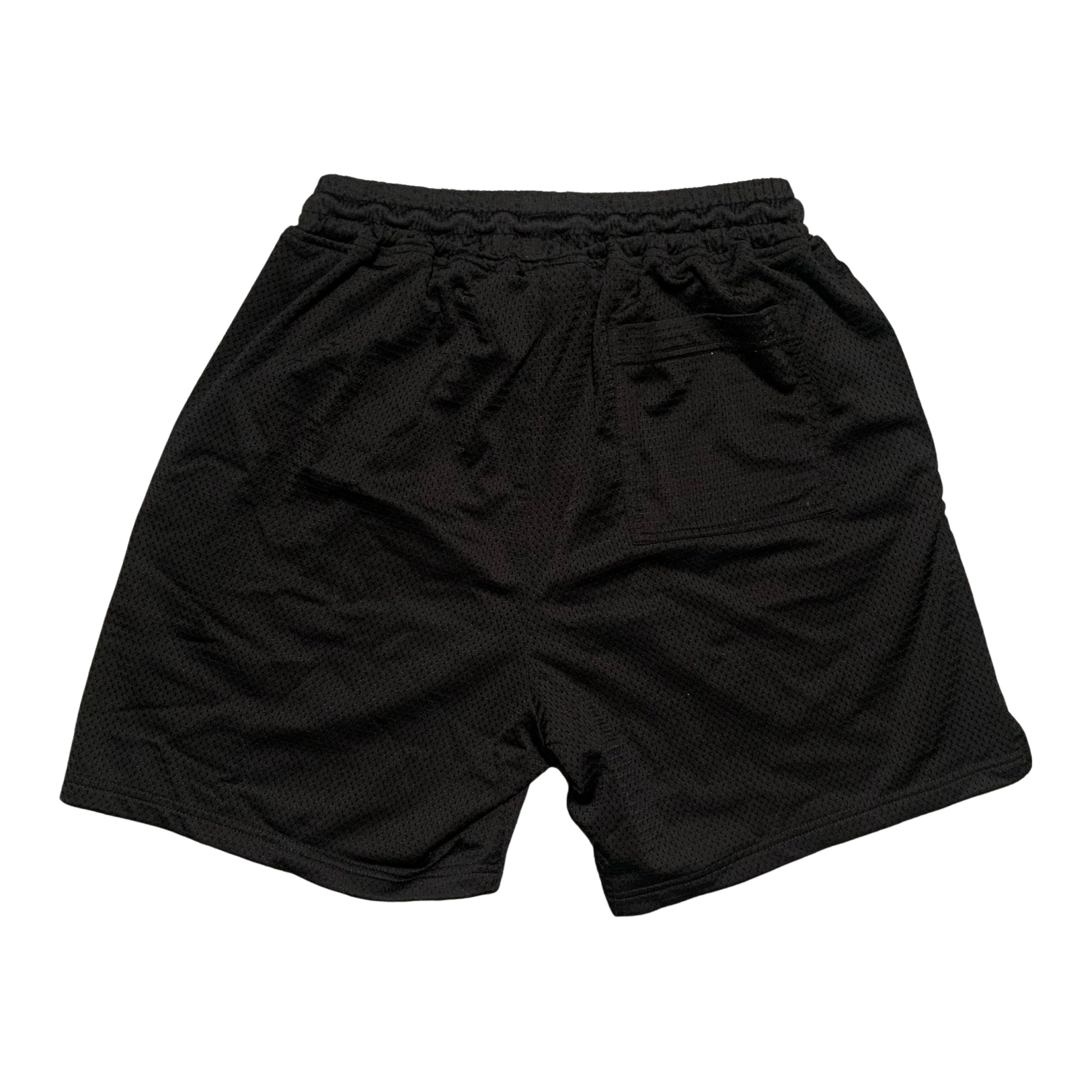 Represent Small Shorts Black Mesh Bottoms Shorts