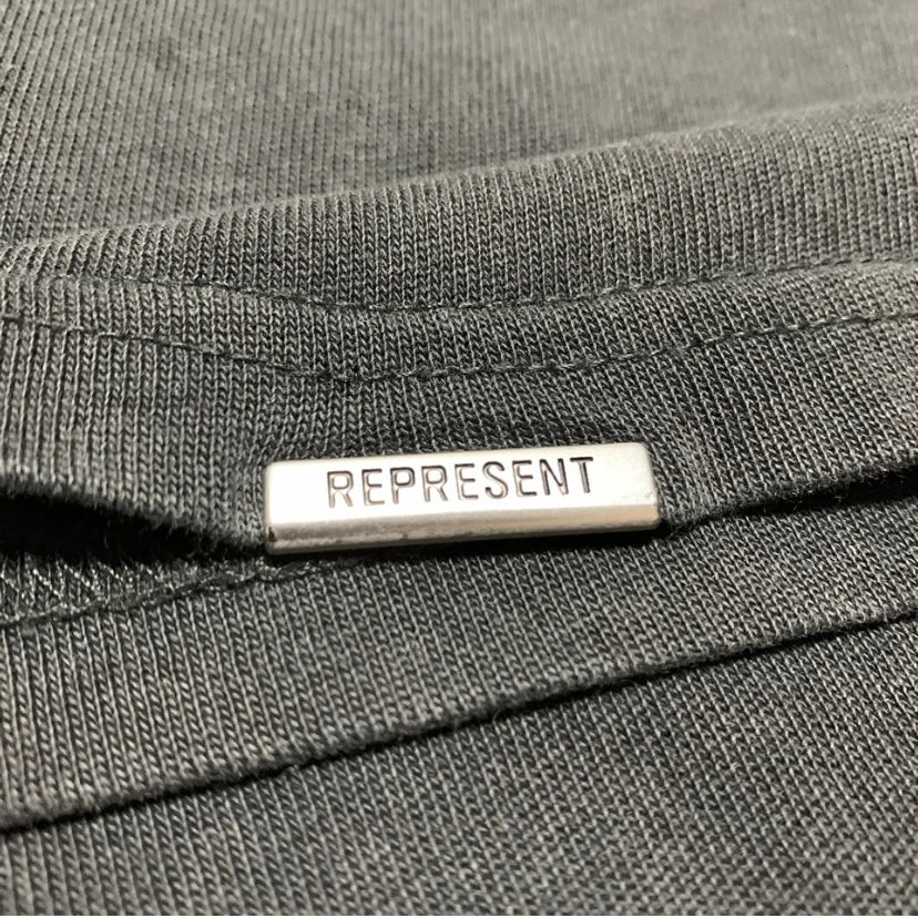 Represent Small Classic Parts Vintage Grey Tee