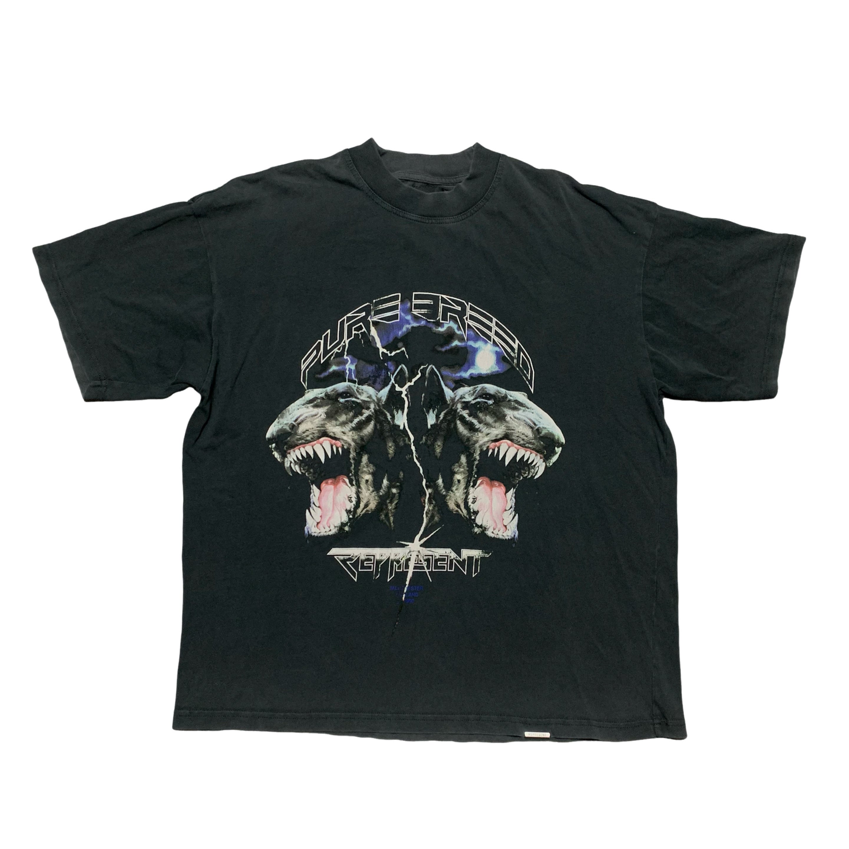 Represent Medium Pure Breed Vintage Black Tee