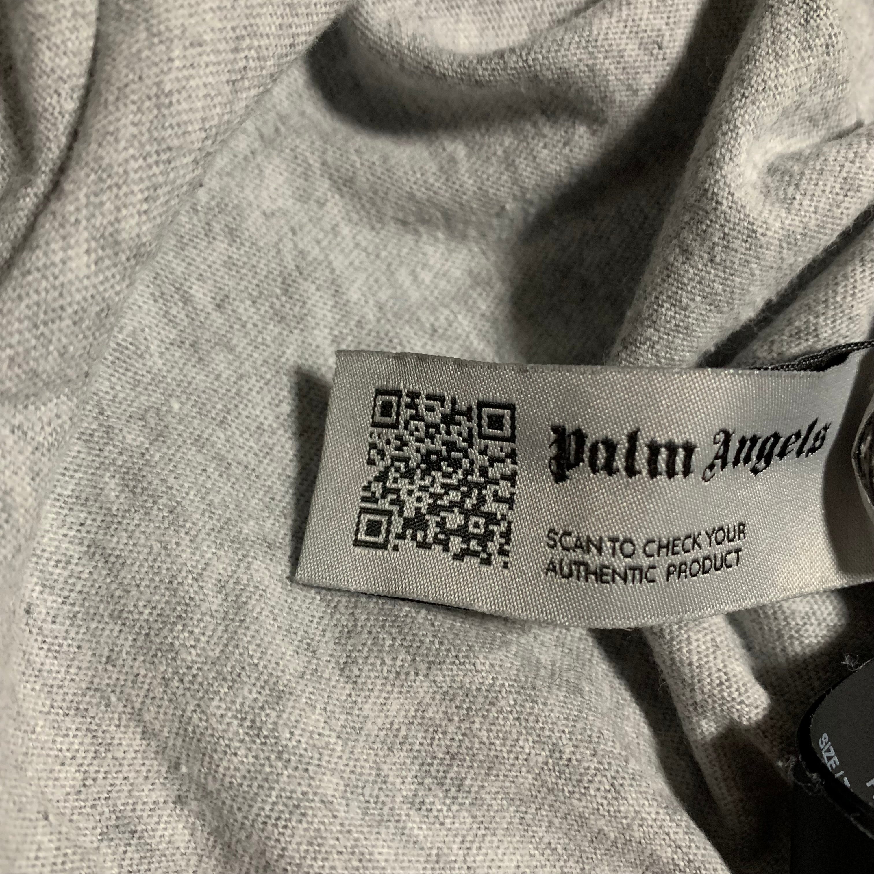 Palm Angels Small Classic Logo Grey Tee