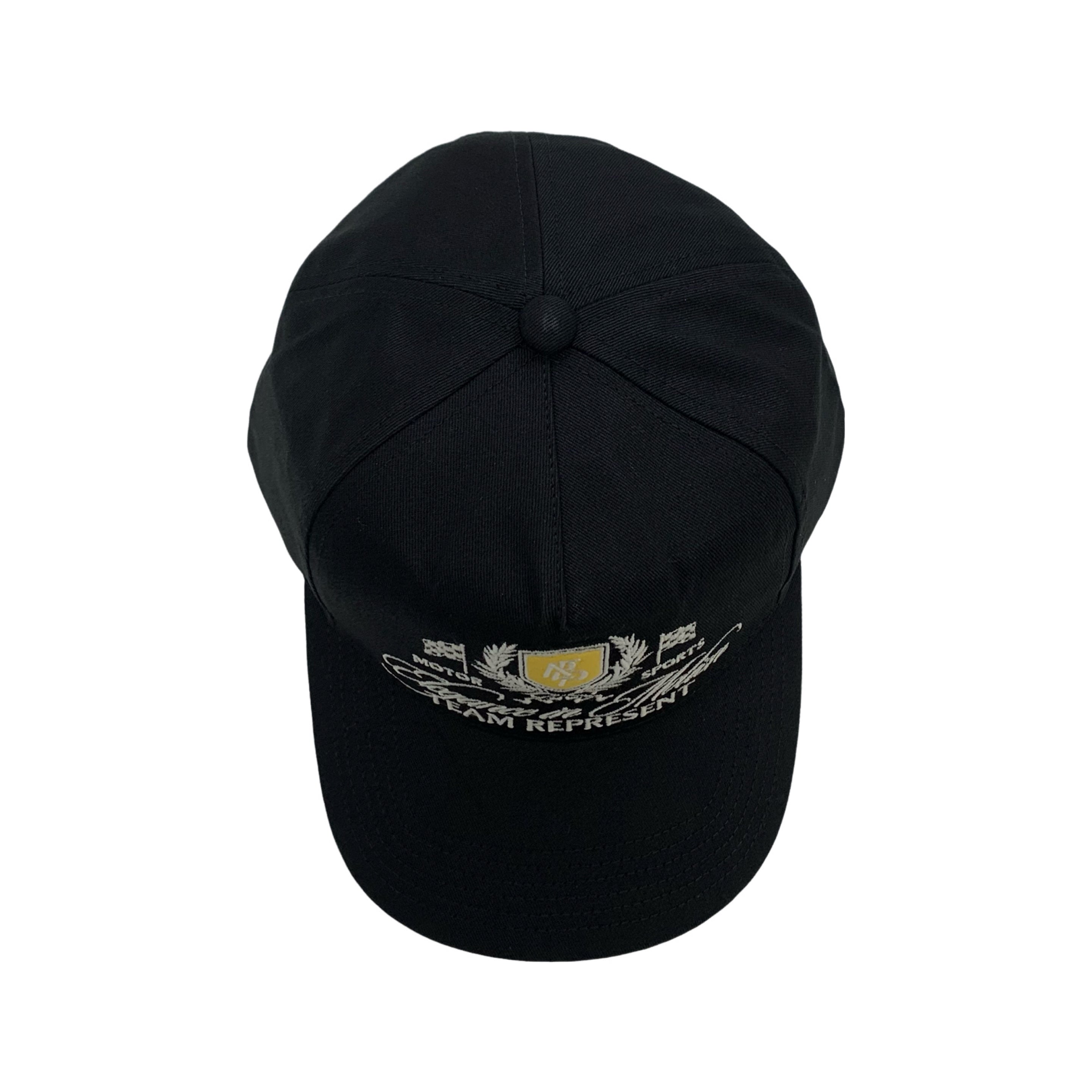 Represent Cap Crest Jet Black Hat Cap