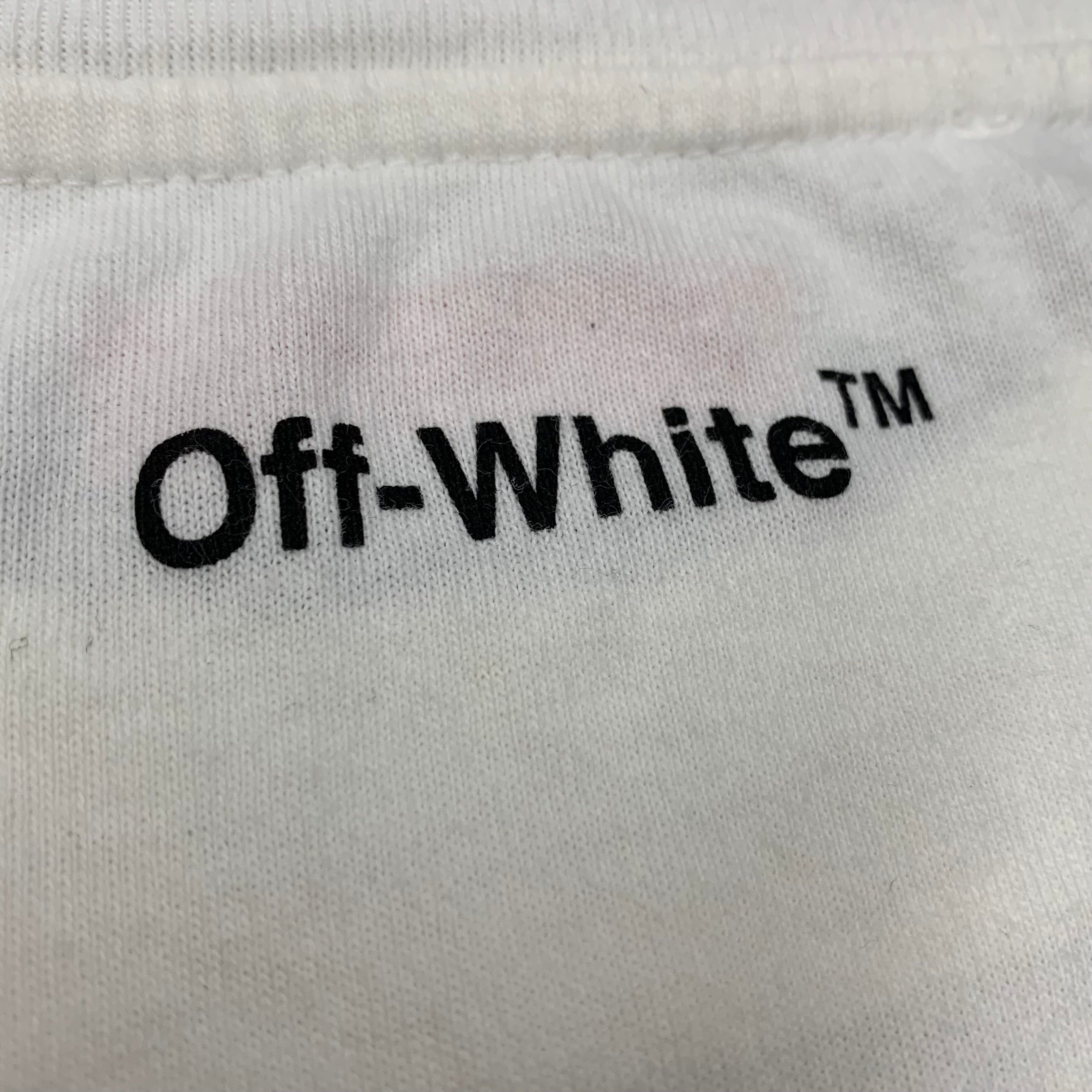 Off White Medium Tee Mona Lisa White T-Shirt Virgil Abloh