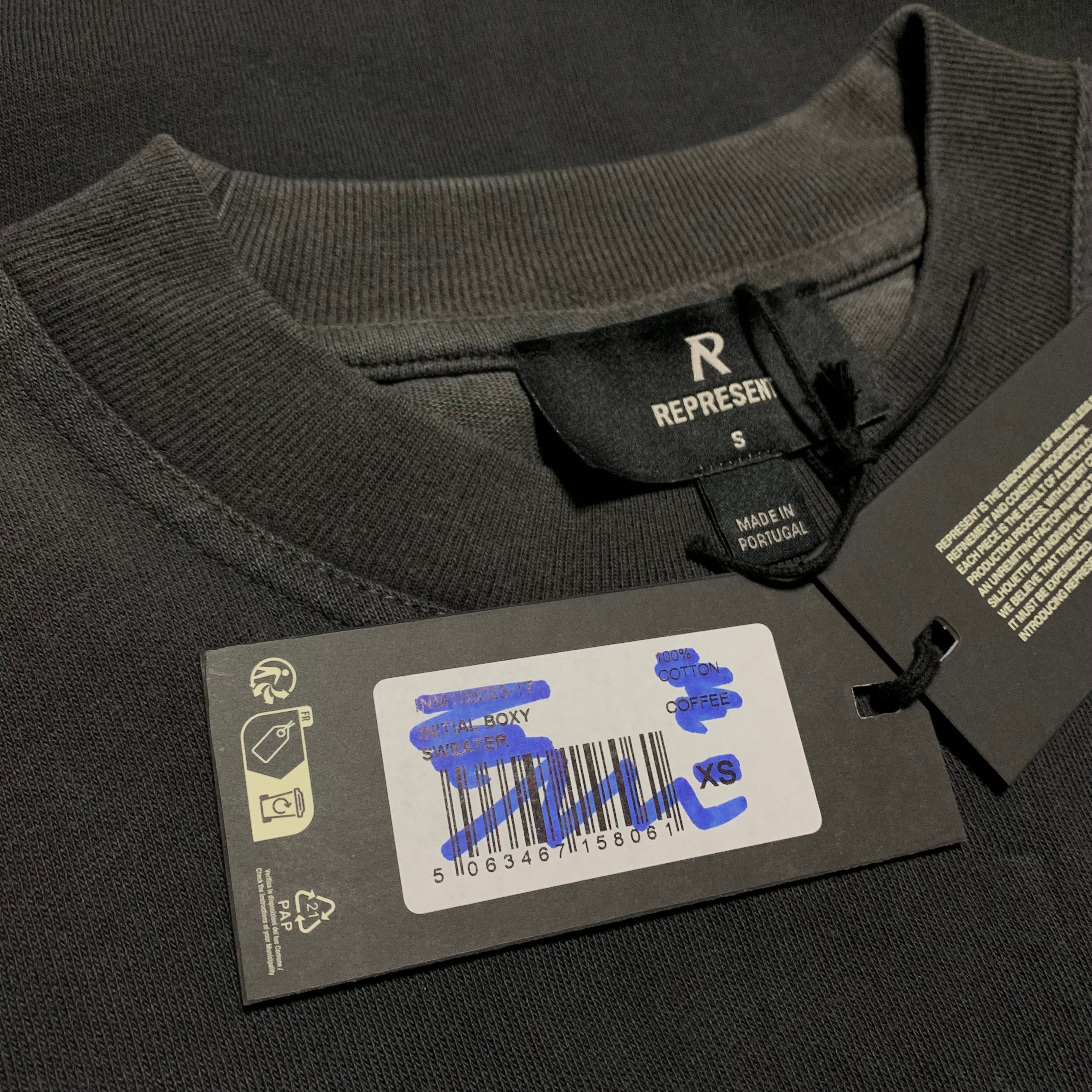 Represent Small Pure Breed Graphic Black Tee