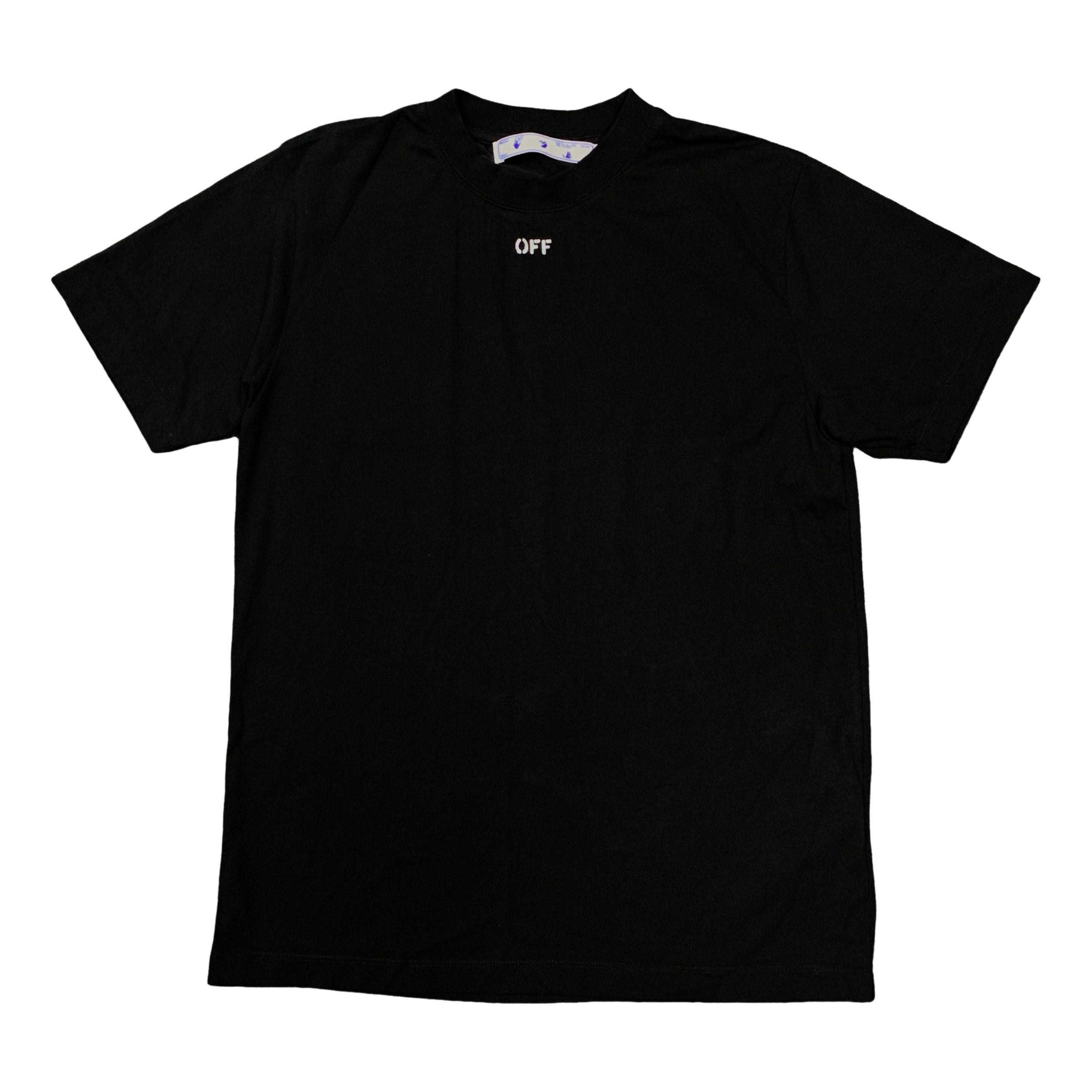 Off White Medium Tee Brick Arrows Black T-Shirt Virgil Abloh