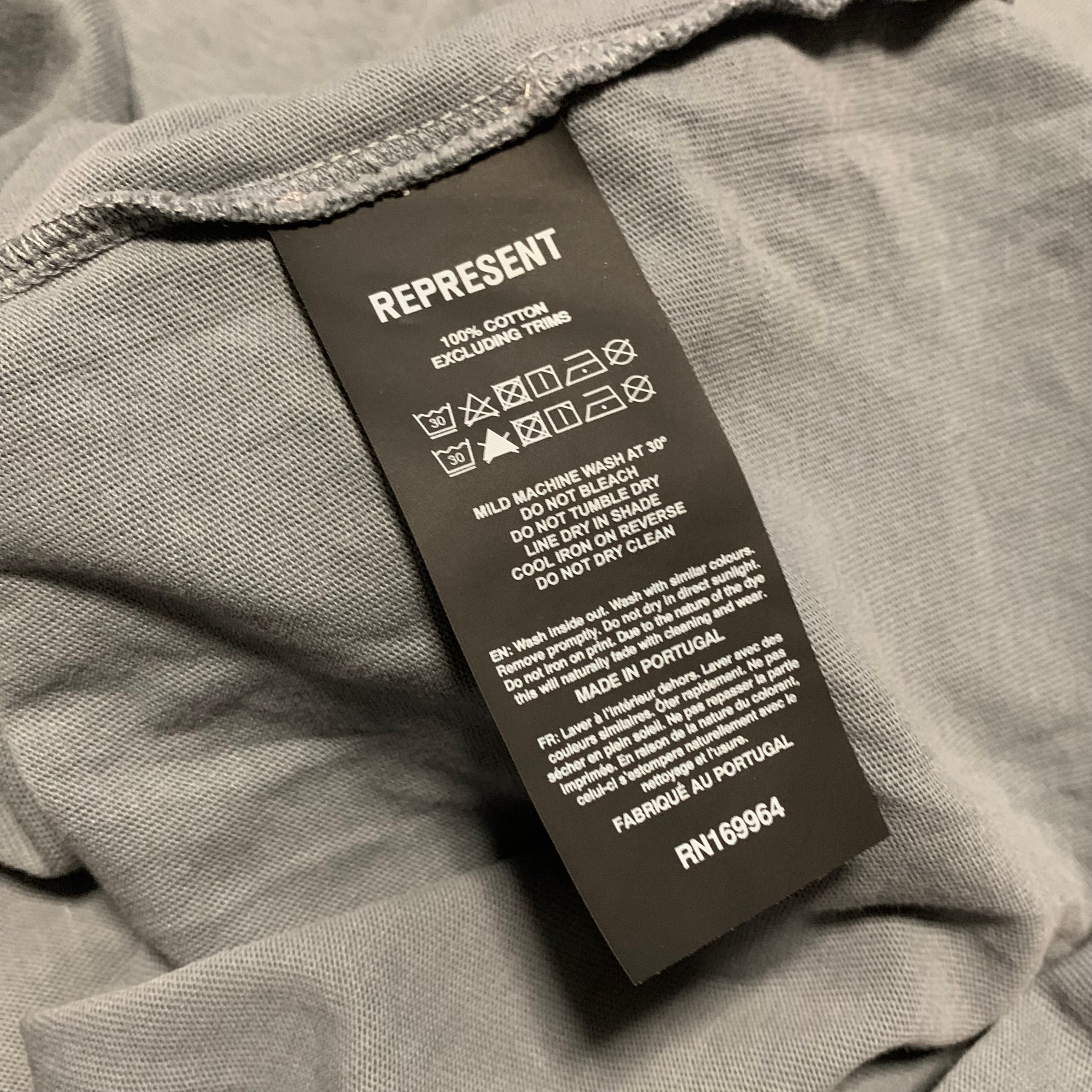 Represent XL Patron Of The Club Buttercream Powder Blue Tee