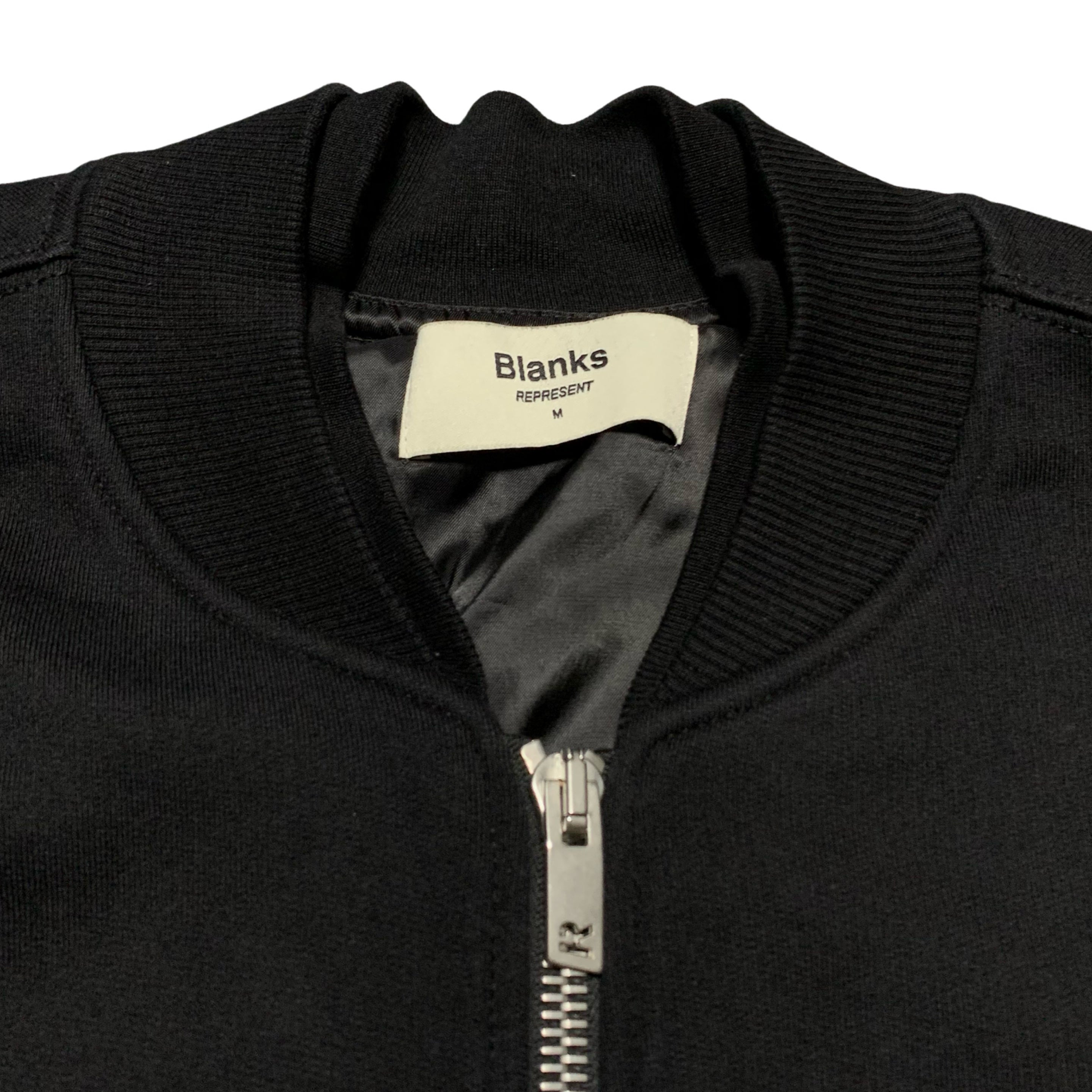 Represent Medium Blanks Black Bomber Jacket