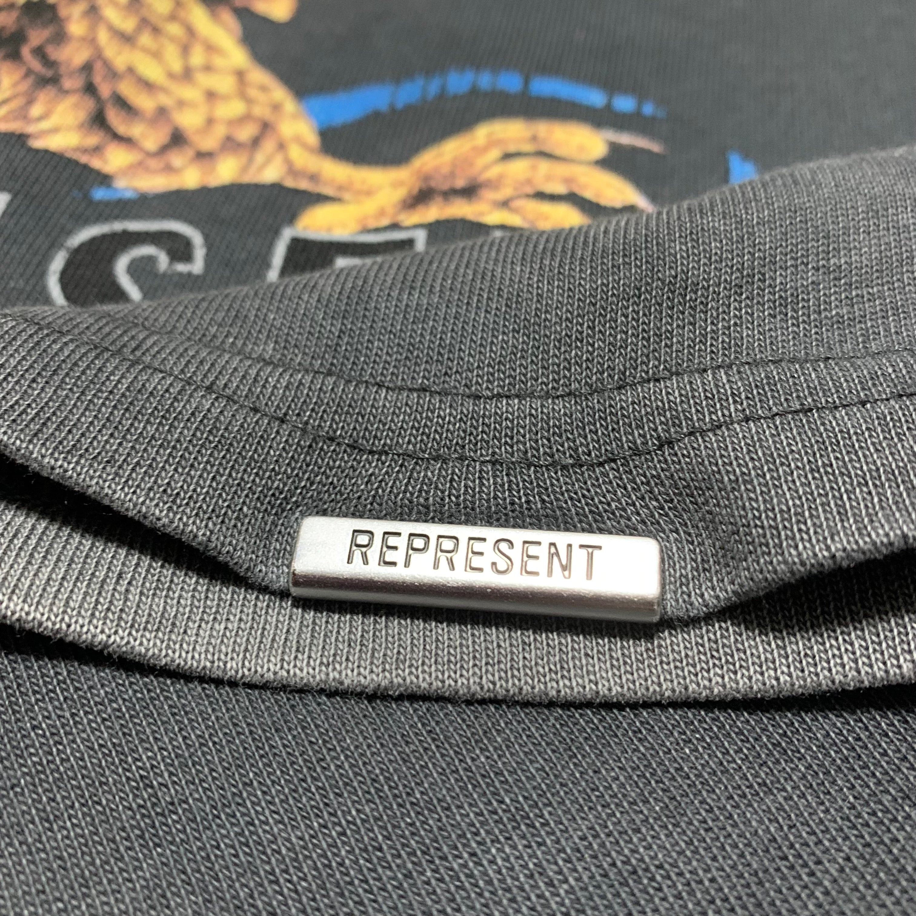 Represent Large Racing Team Vintage Black Tee