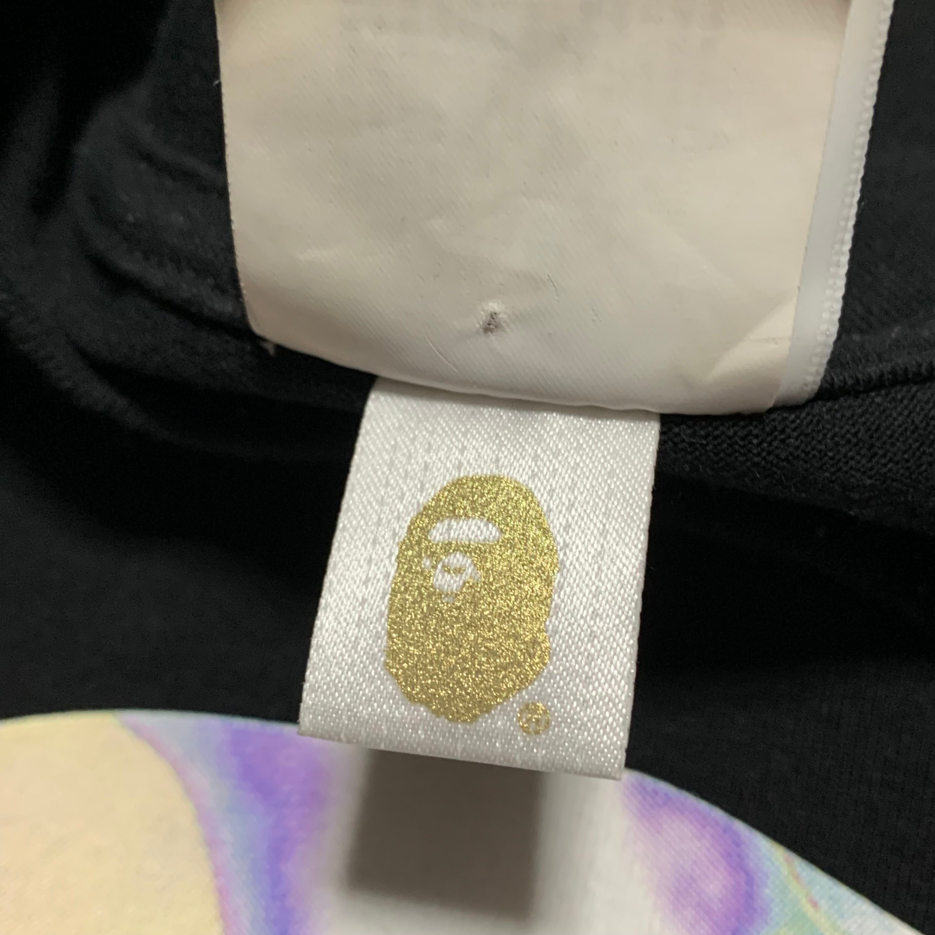 Bape Large Lighting Ape Head Black Tee A Bathing Ape