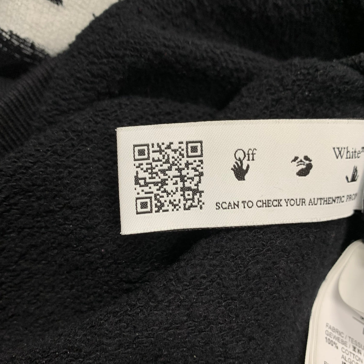 Off White Large Sweatshirt Paint Arrows Skate Black Sweatshirt Crewneck Virgil Abloh
