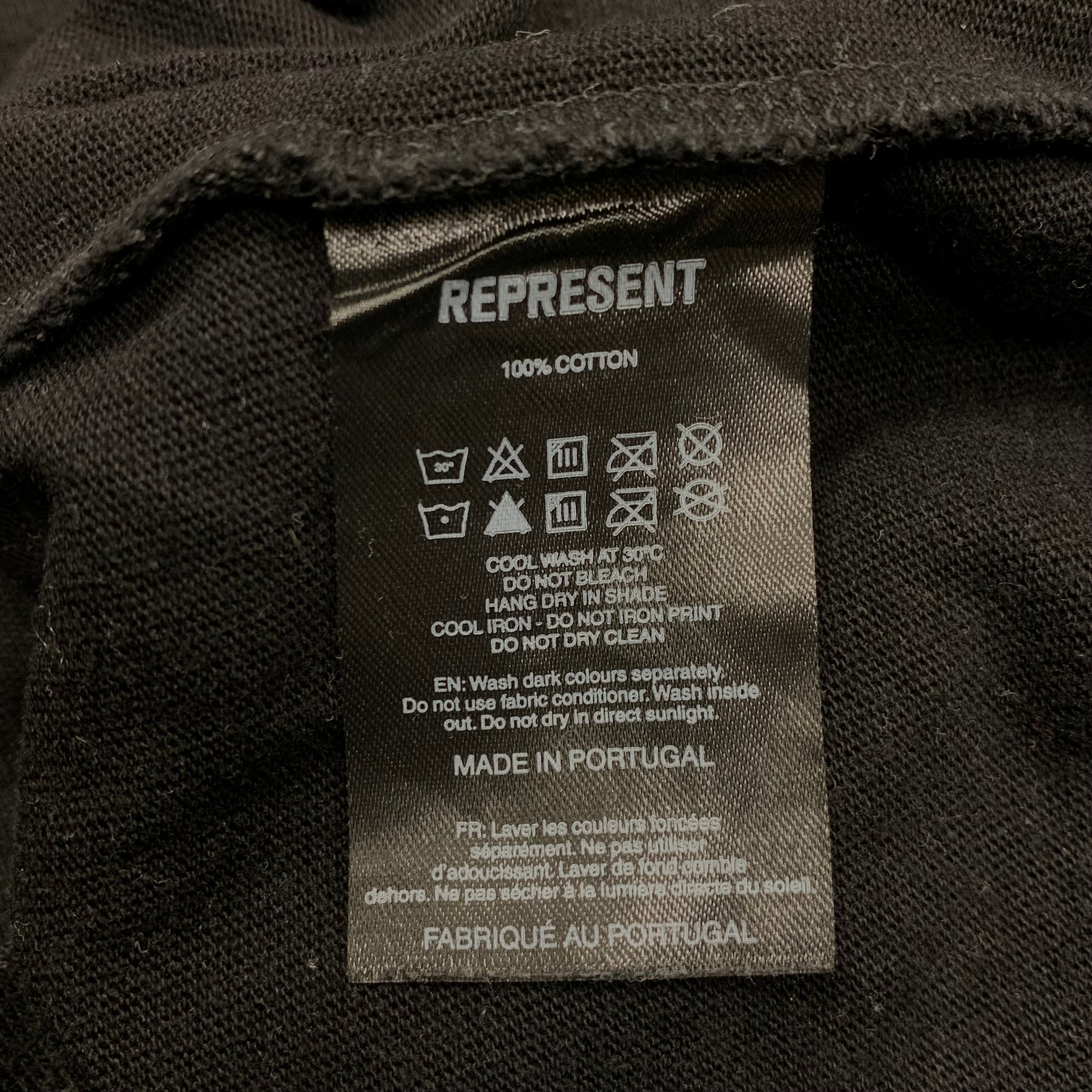Represent Large Tee Icarus Jet Black T-Shirt Coggles Edition