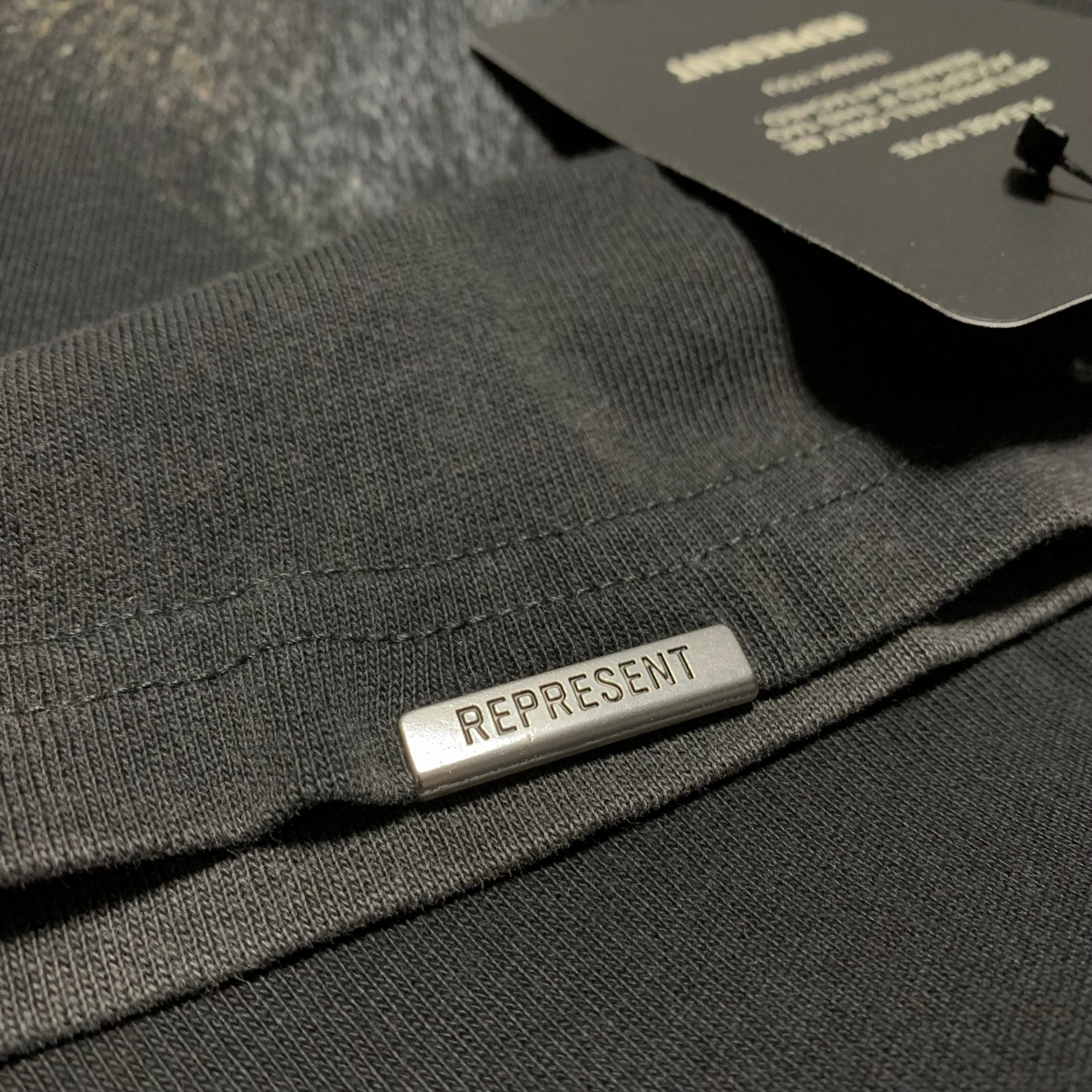 Represent XS Mayhem Vintage Black Tee Gorilla Graphic