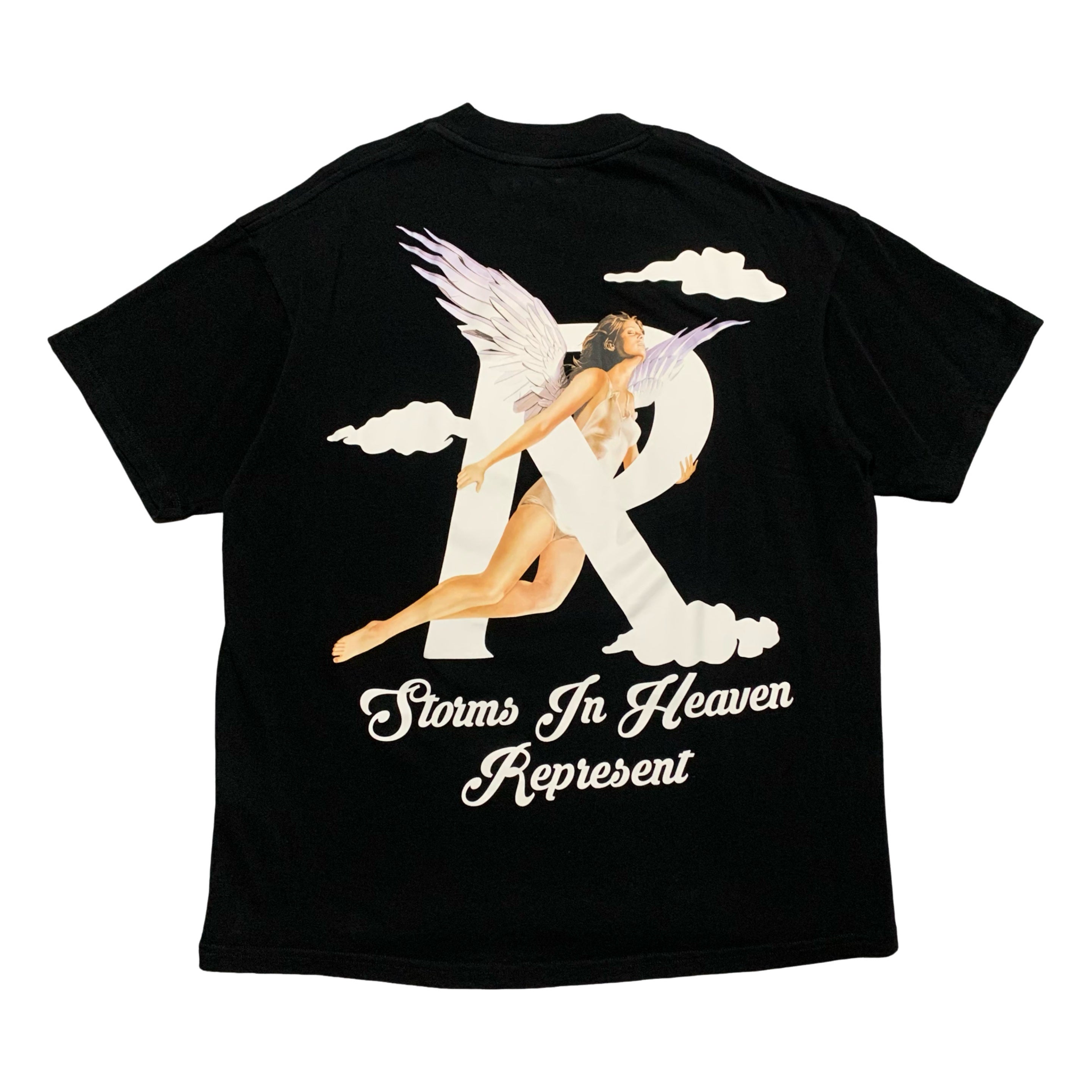 Represent Medium Storms Of Heaven Jet Black Tee