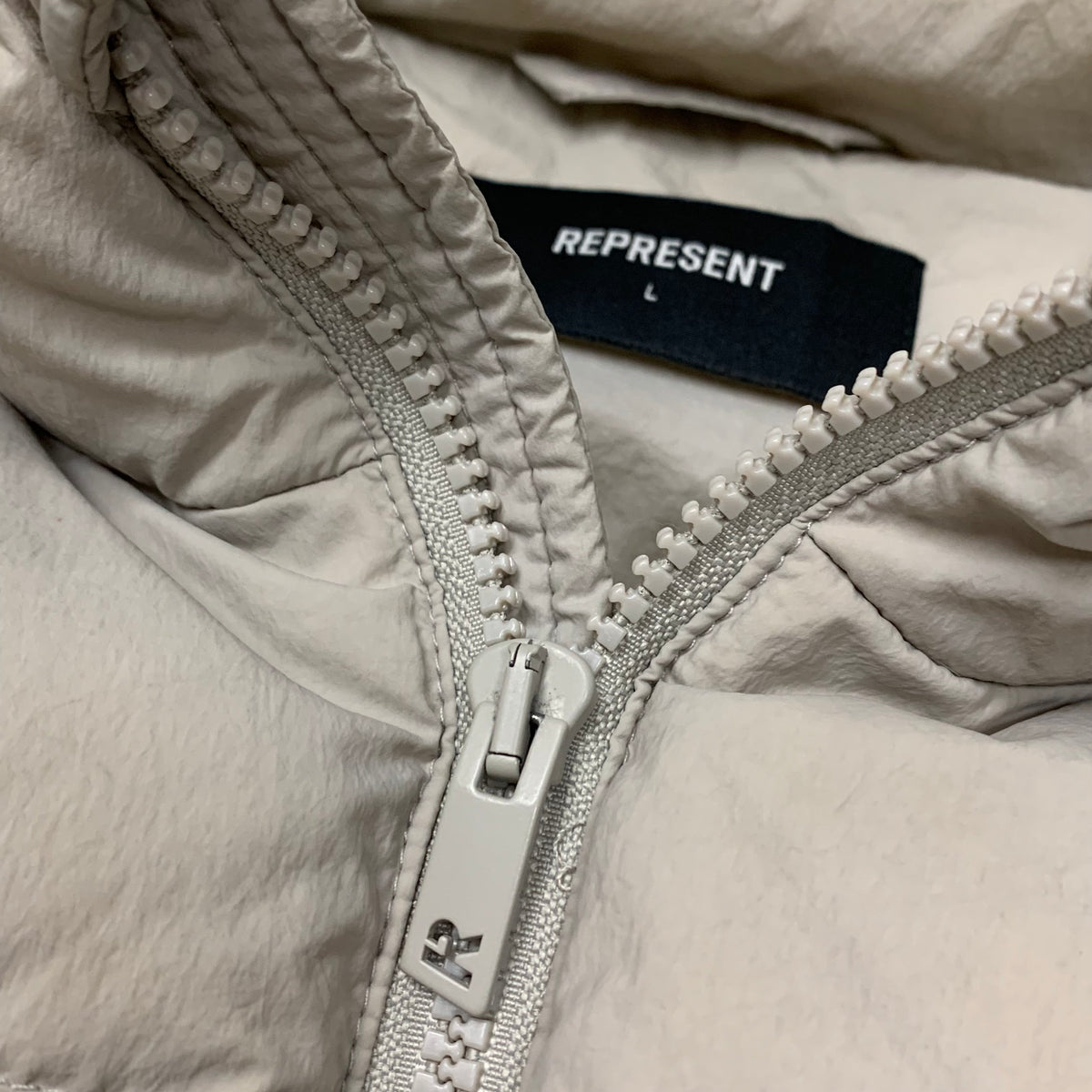 Represent Large Jacket Puffer Vest Grey Slate Gilet