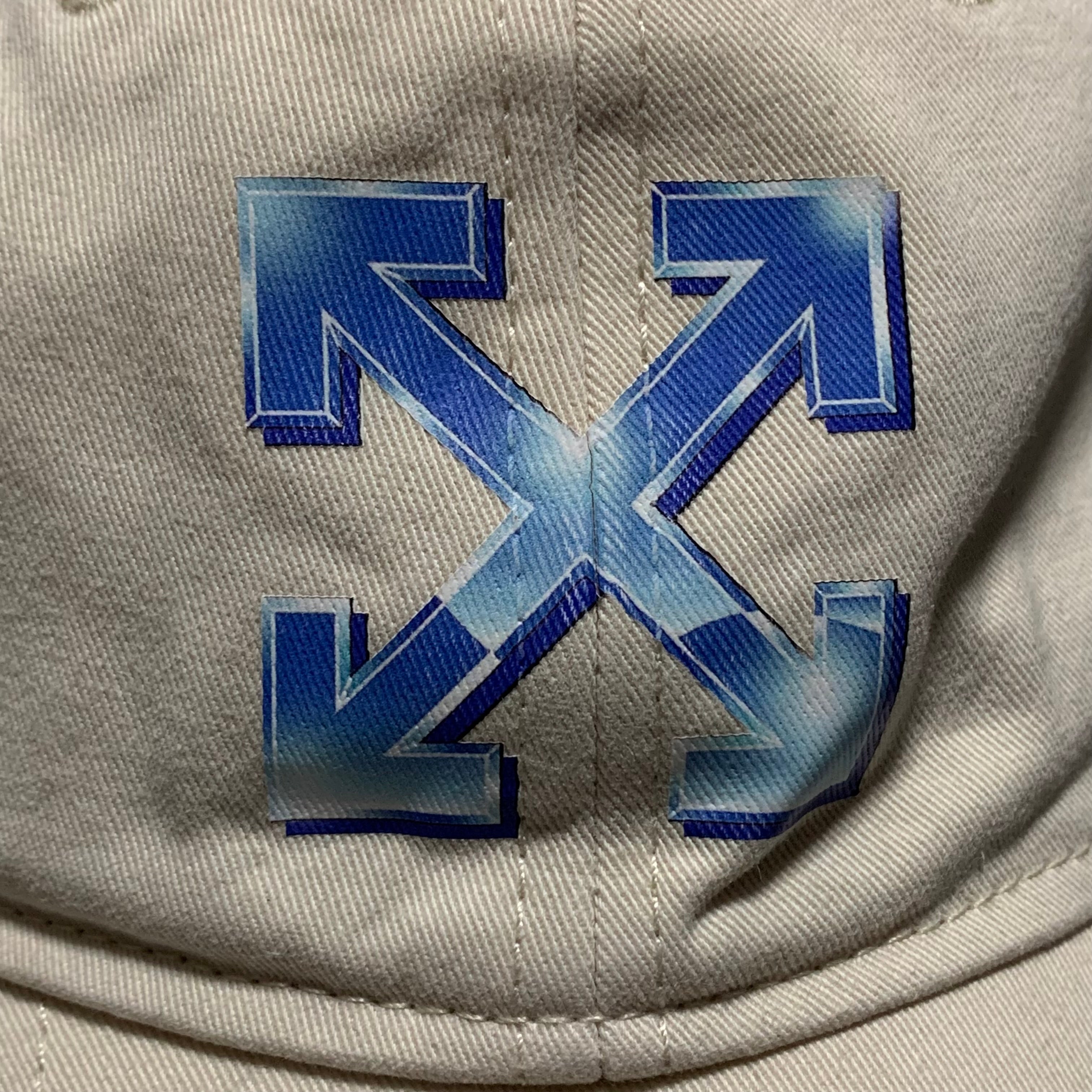 Off White Cap Metal Arrows Beige Baseball Cap Hat Virgil Abloh