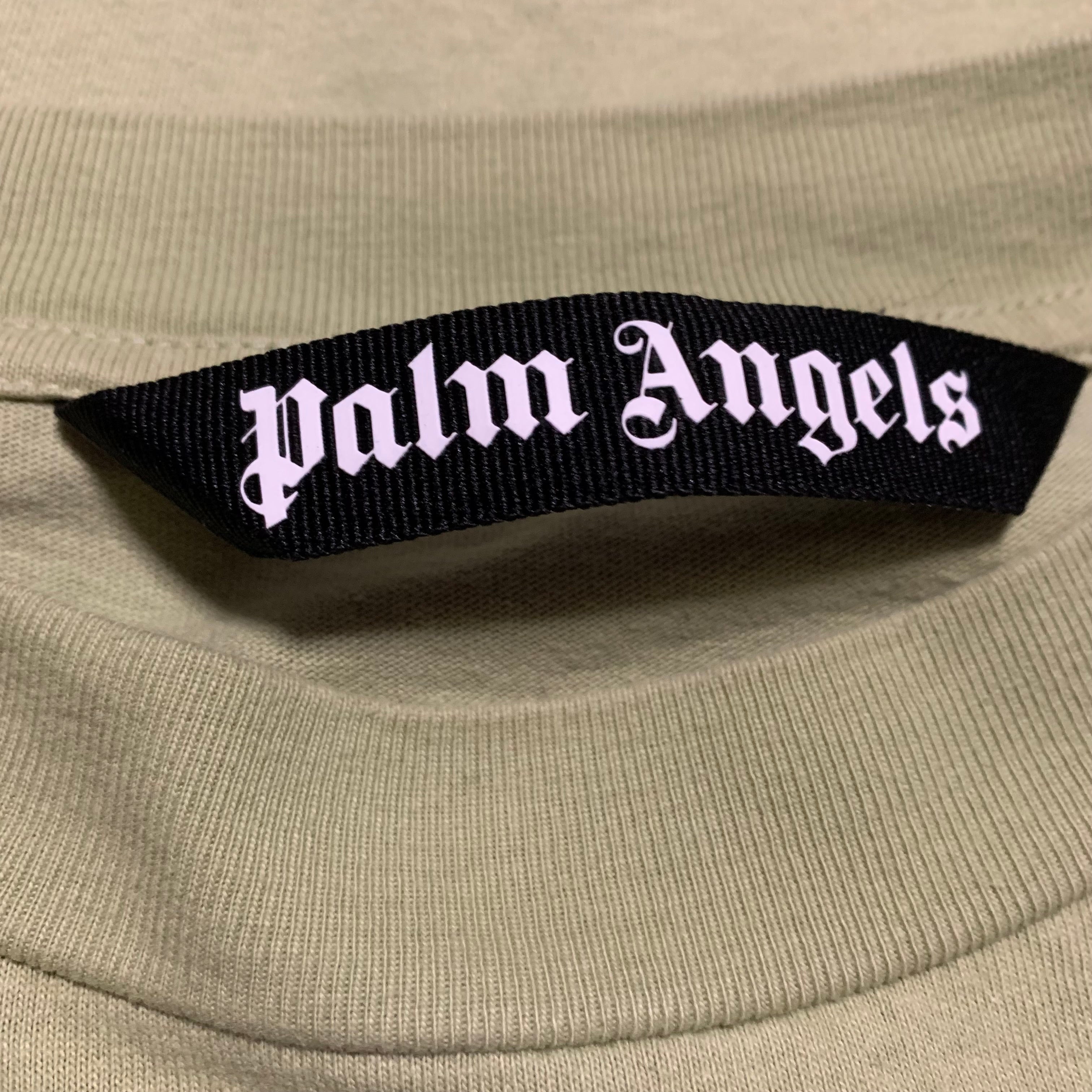 Palm Angels Medium Classic Bear Mint Green Tee