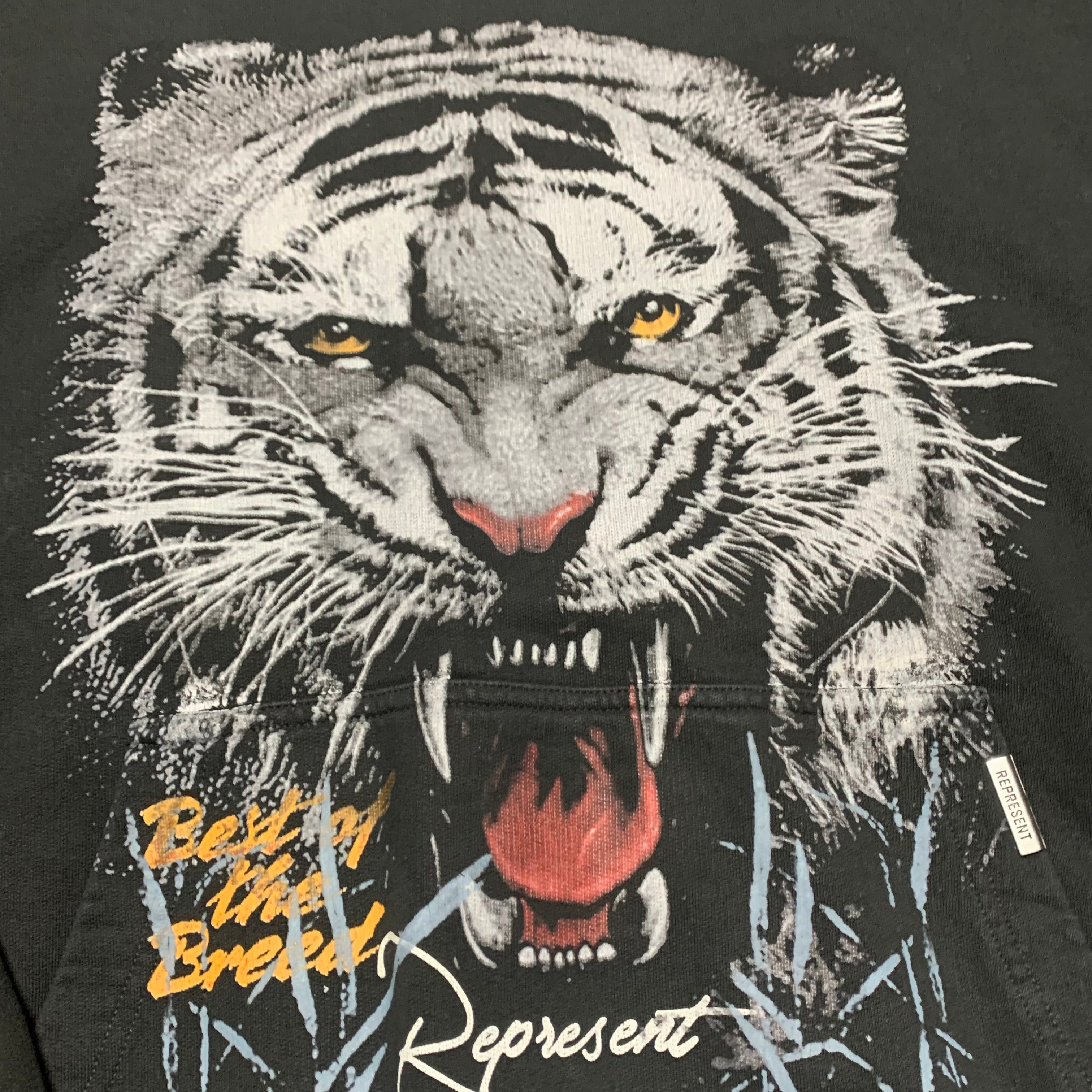 Represent Large Best Of The Breed Vintage Black Hoodie