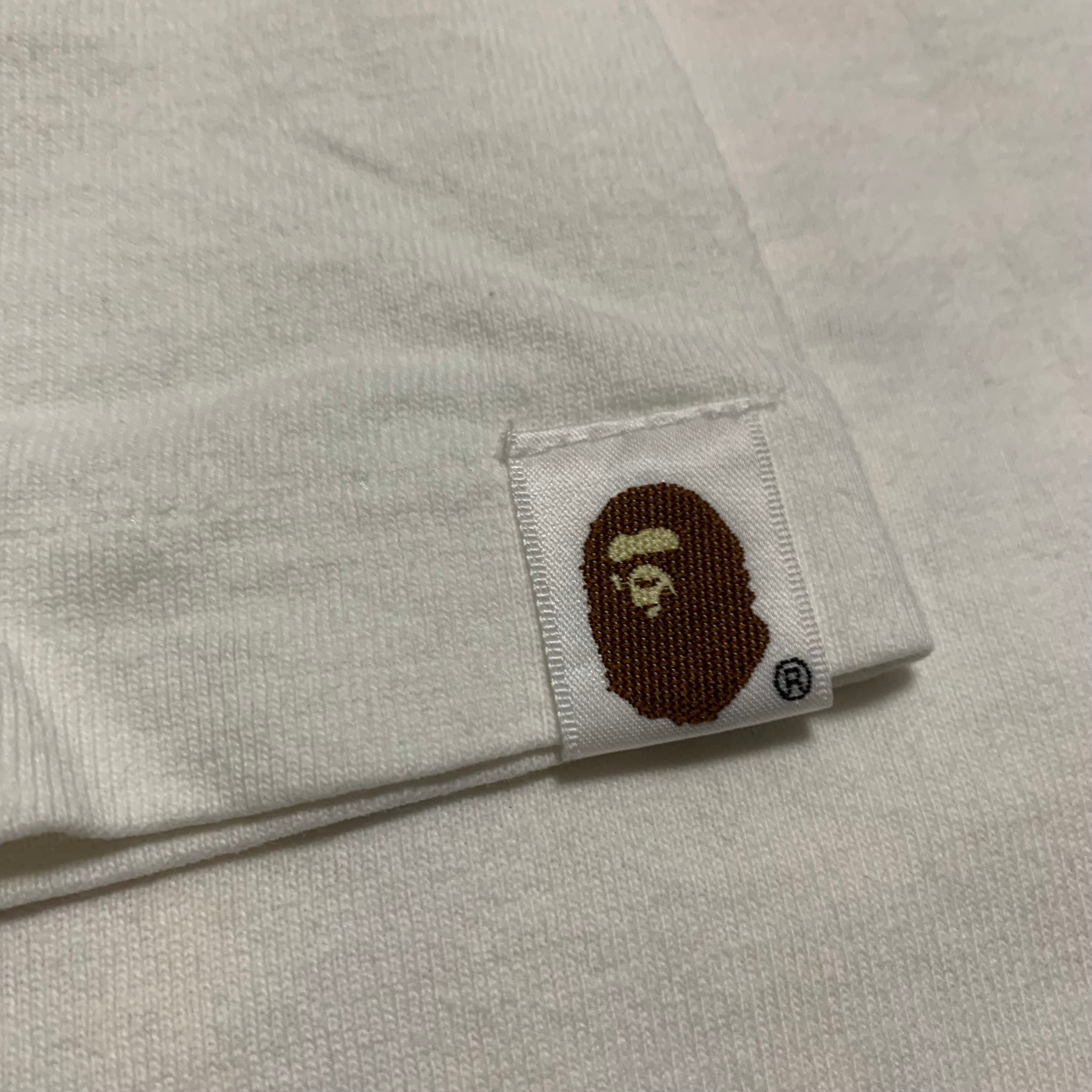 Bape Small Baby Milo White Tee A Bathing Ape 'No Future'