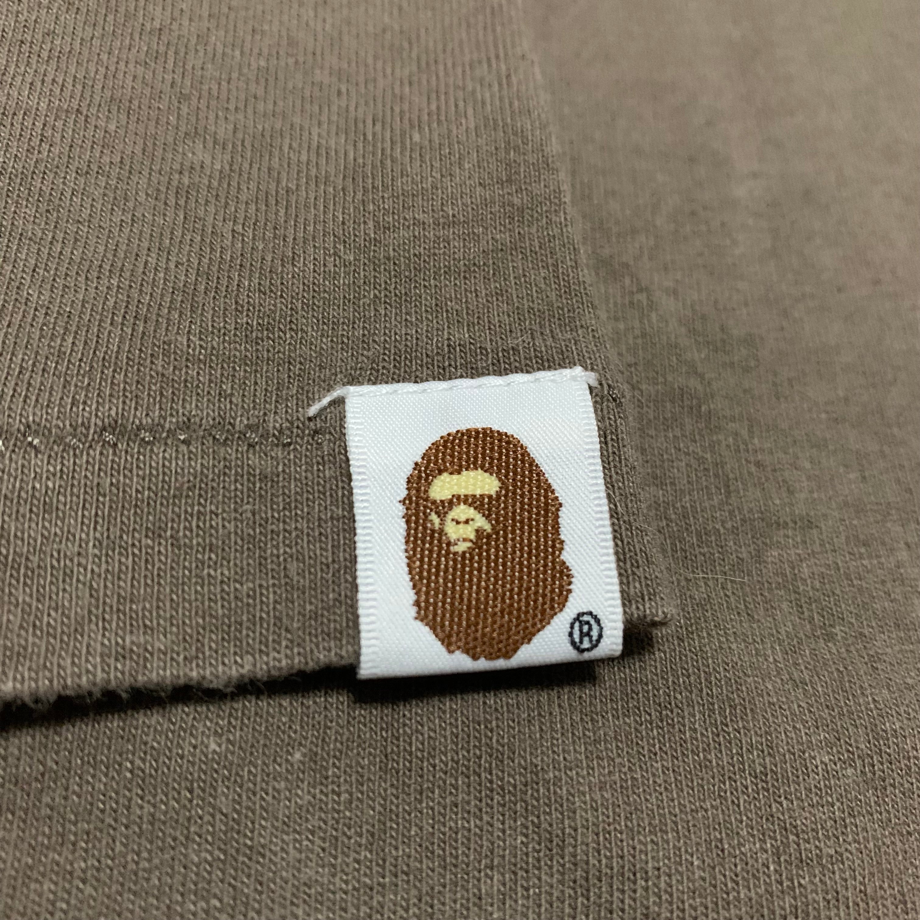 Bape Medium General Watching You Khaki Green Tee A Bathing Ape