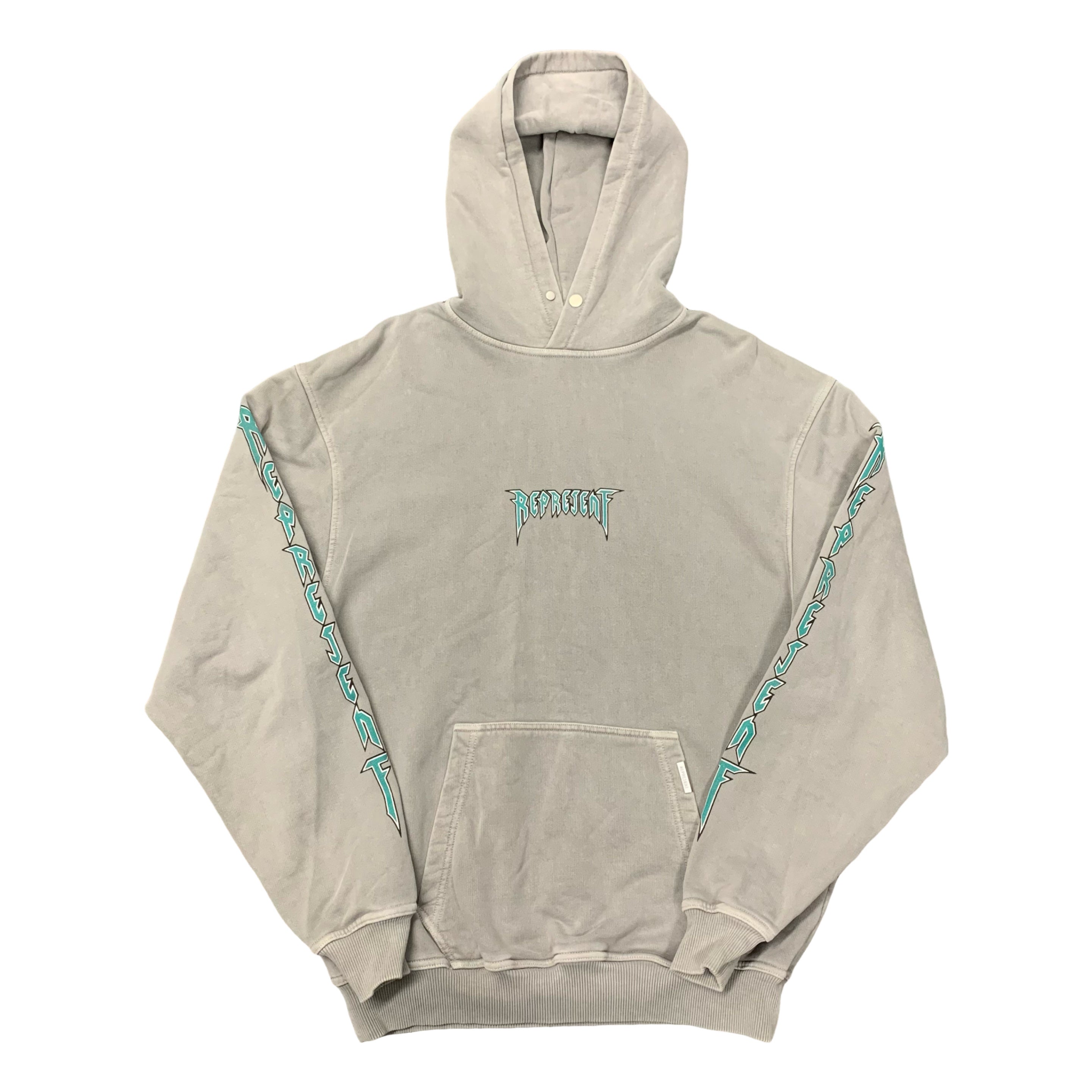 Represent XS Hoodie Rock Logo Ultimate Grey Hoodie