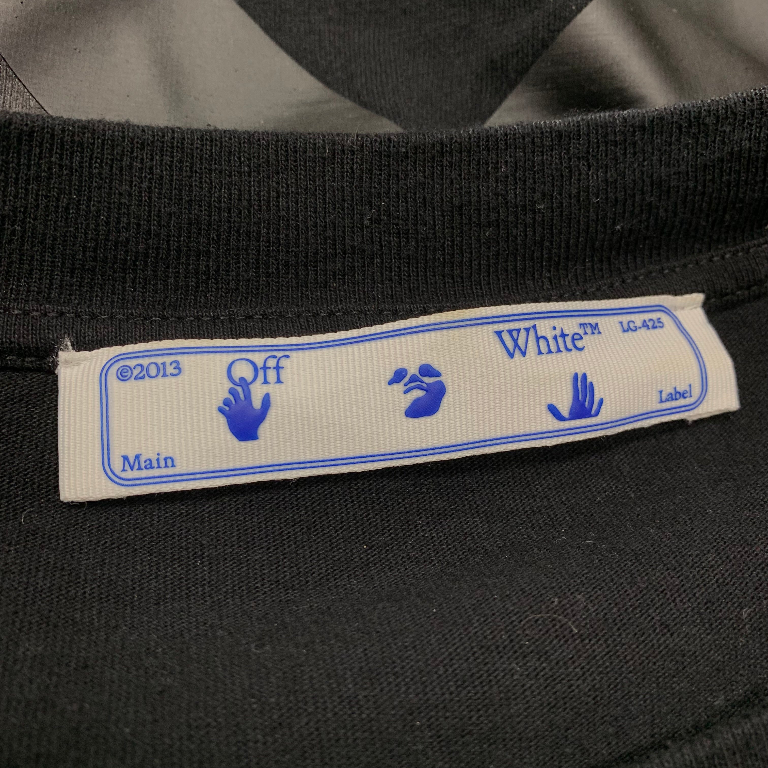 Off White Medium Tee Black Arrows Black T-Shirt Virgil Abloh