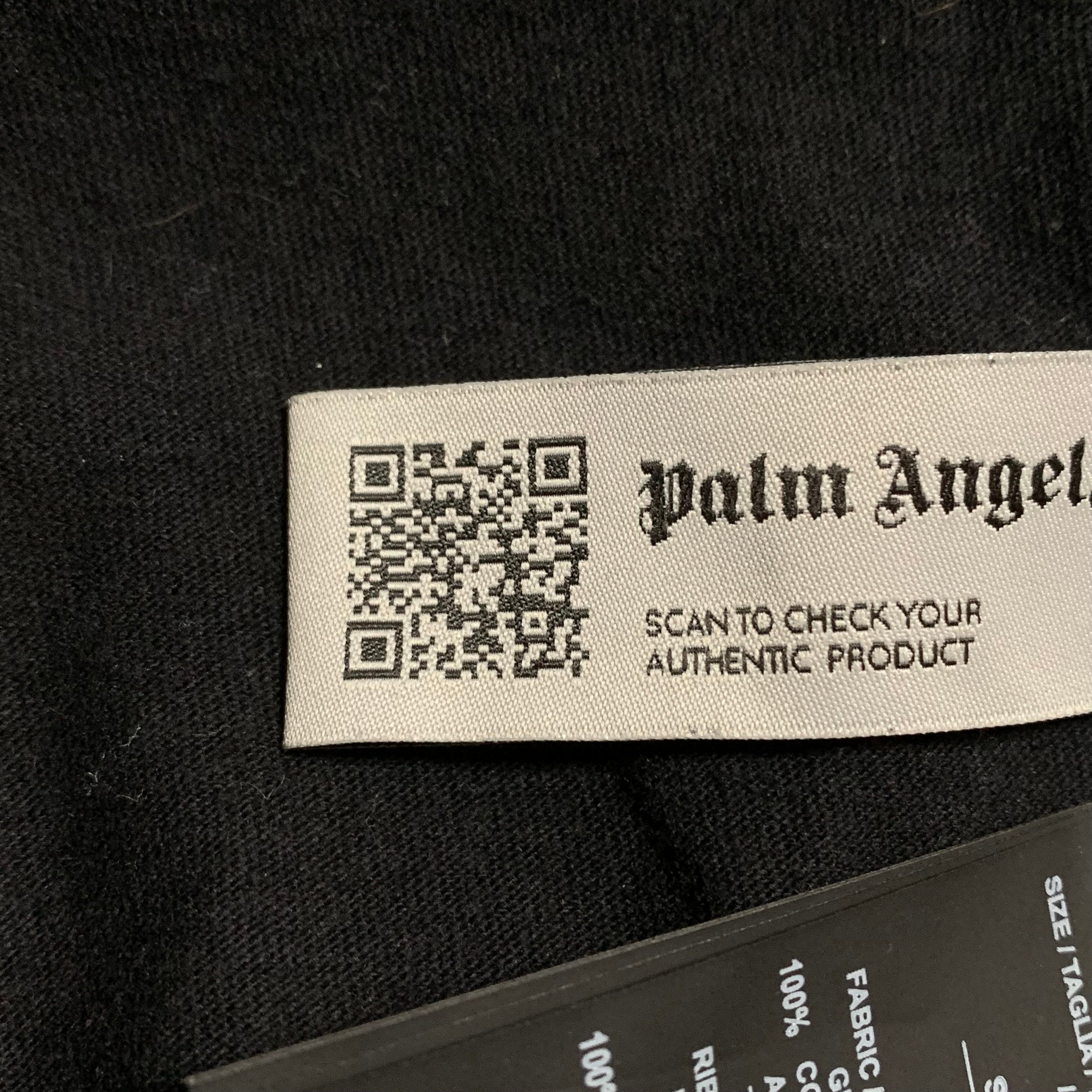 Palm Angels Small Sprayed Milano Black Tee