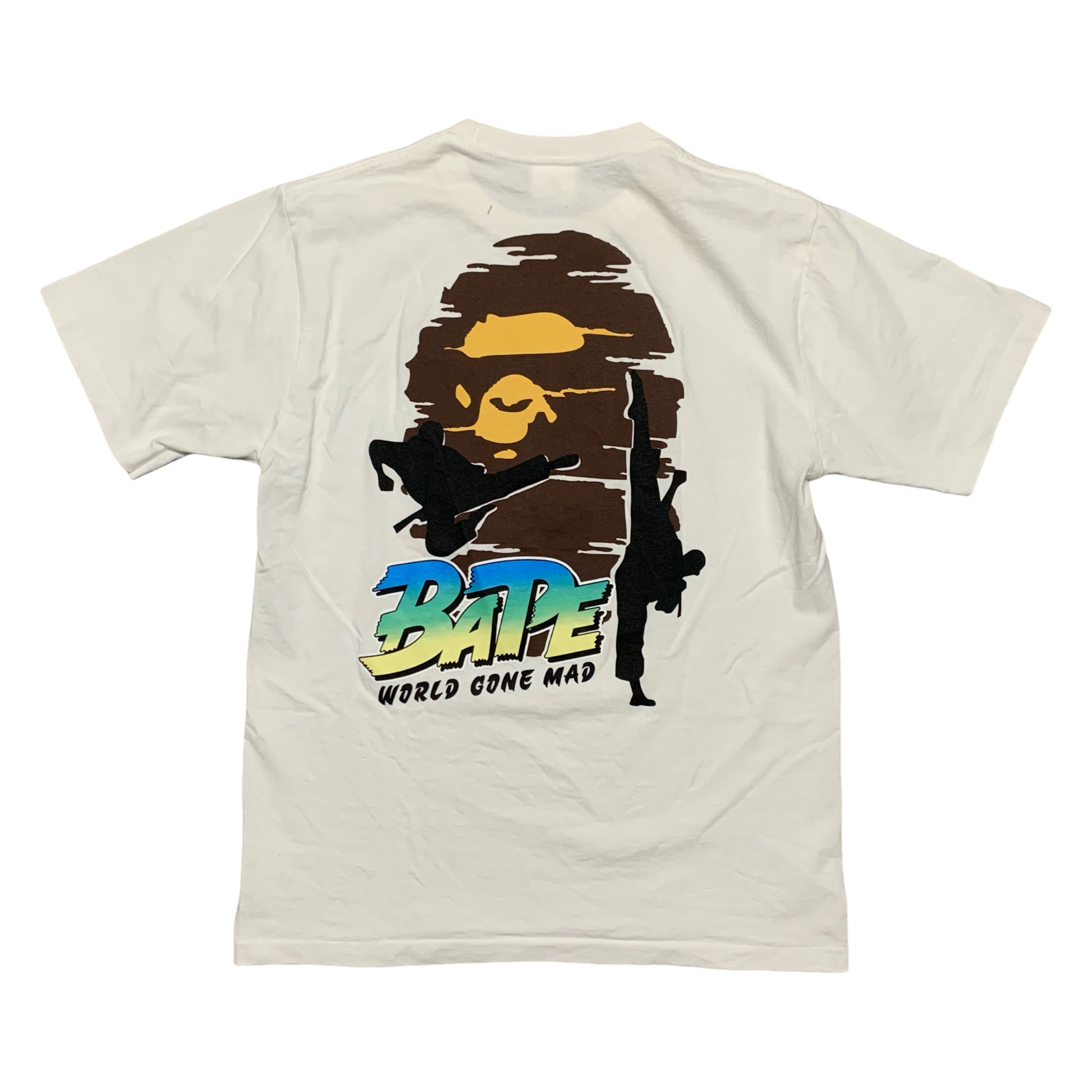 Bape Medium Japan Culture Karate White Tee A Bathing Ape