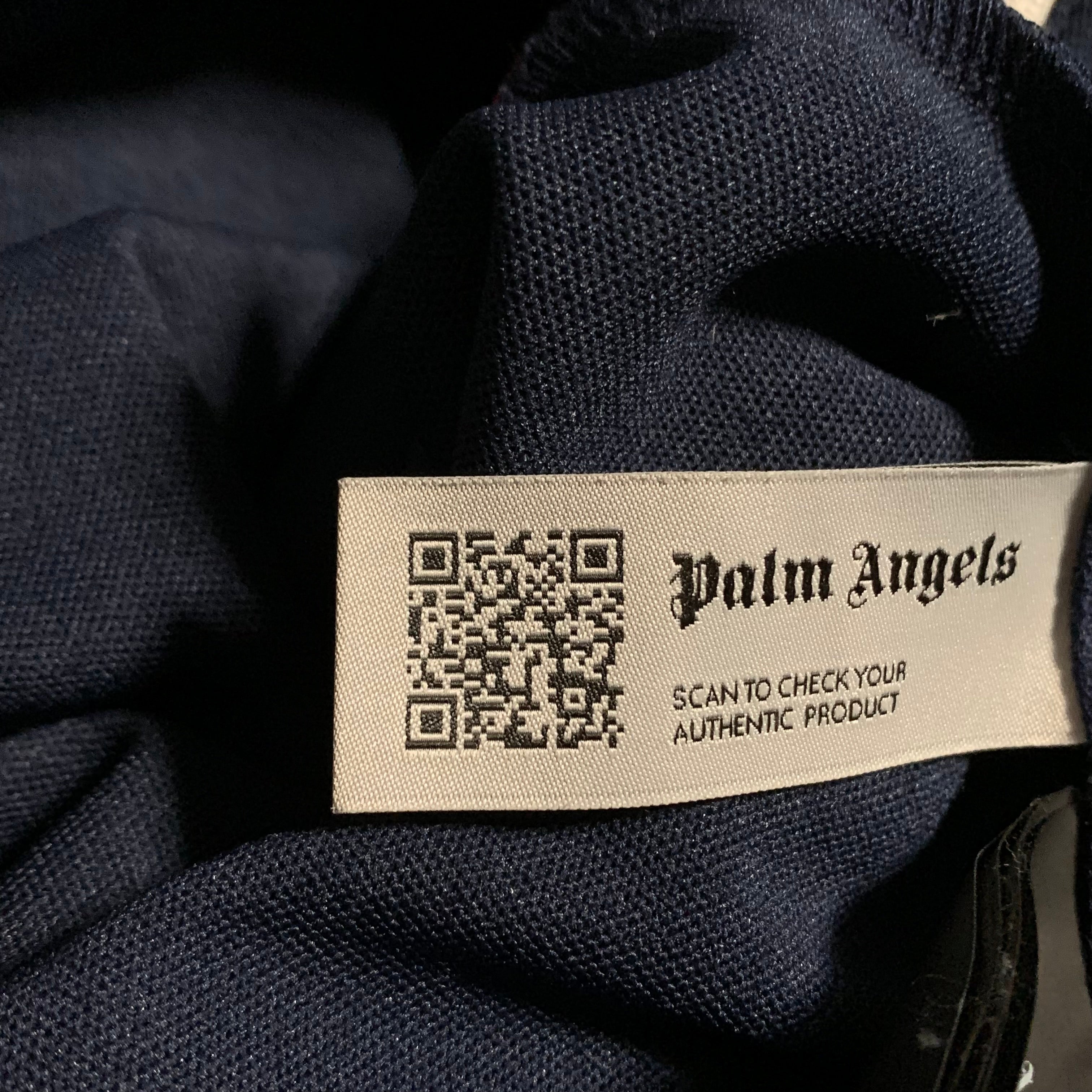 Palm Angels Medium Track Jacket V Colour Block Blue Jacket