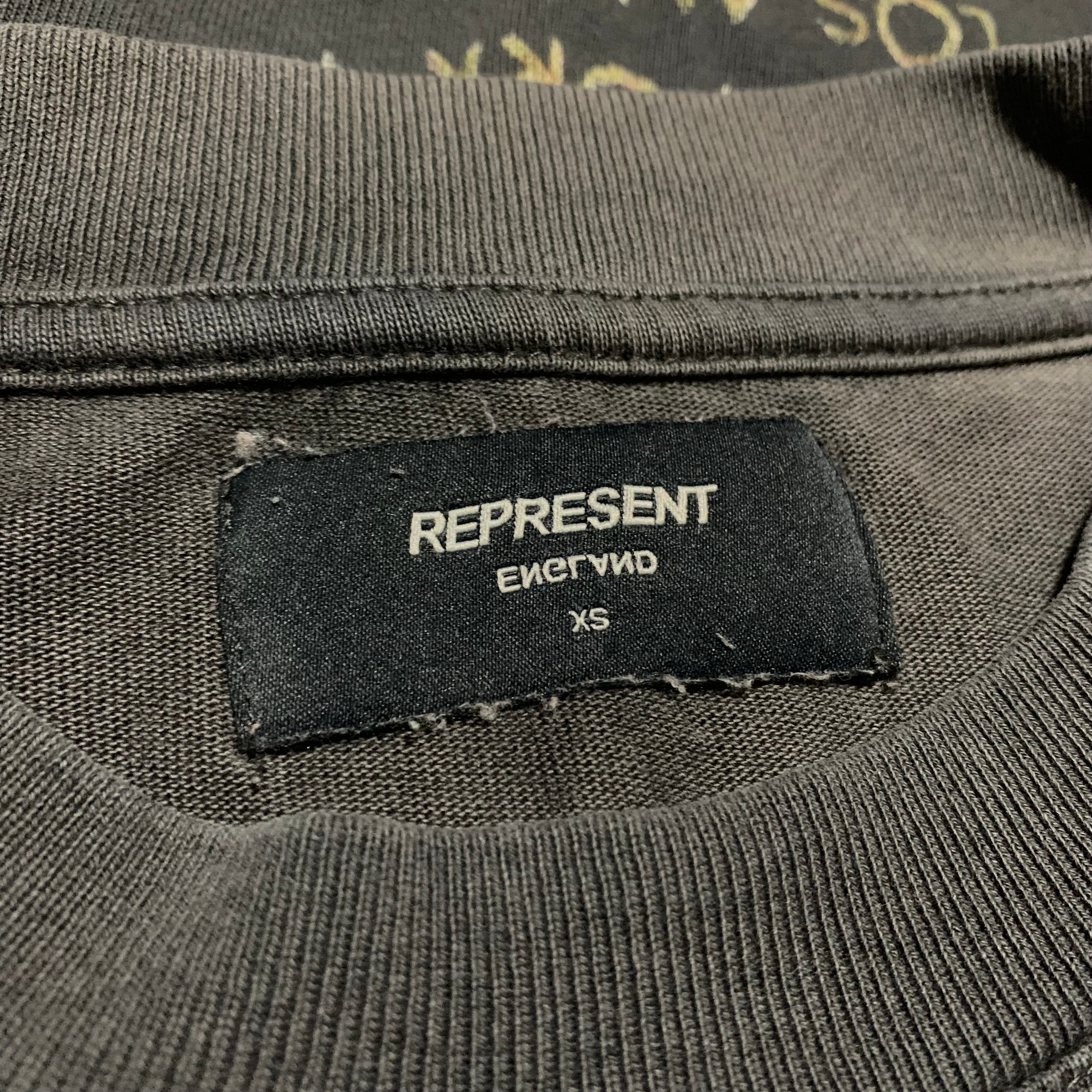 Represent XS Feel The Heat Vintage Black Tee Heat Tour Exclusive