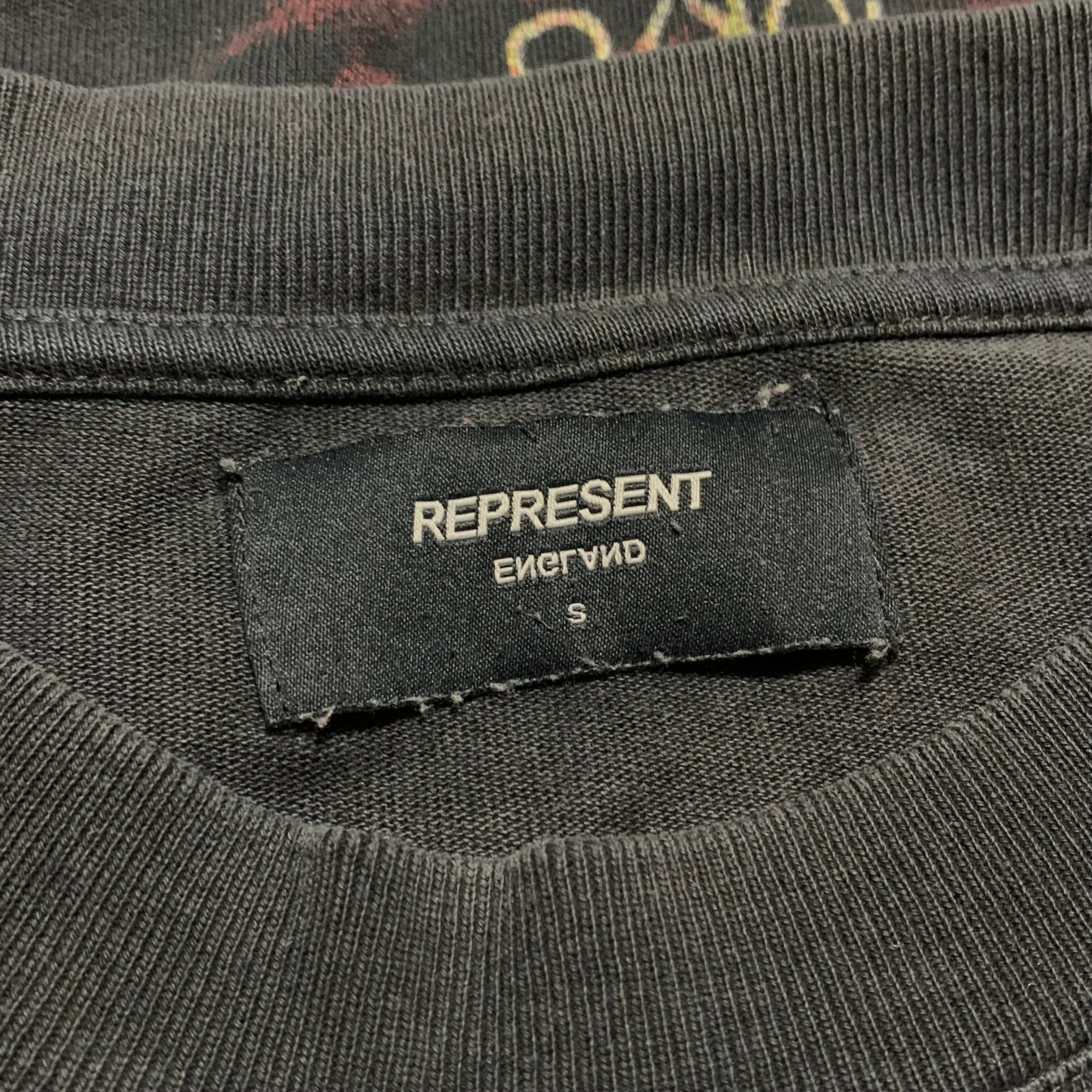 Represent Small The Heat Graphic Vintage Black Tee 2020