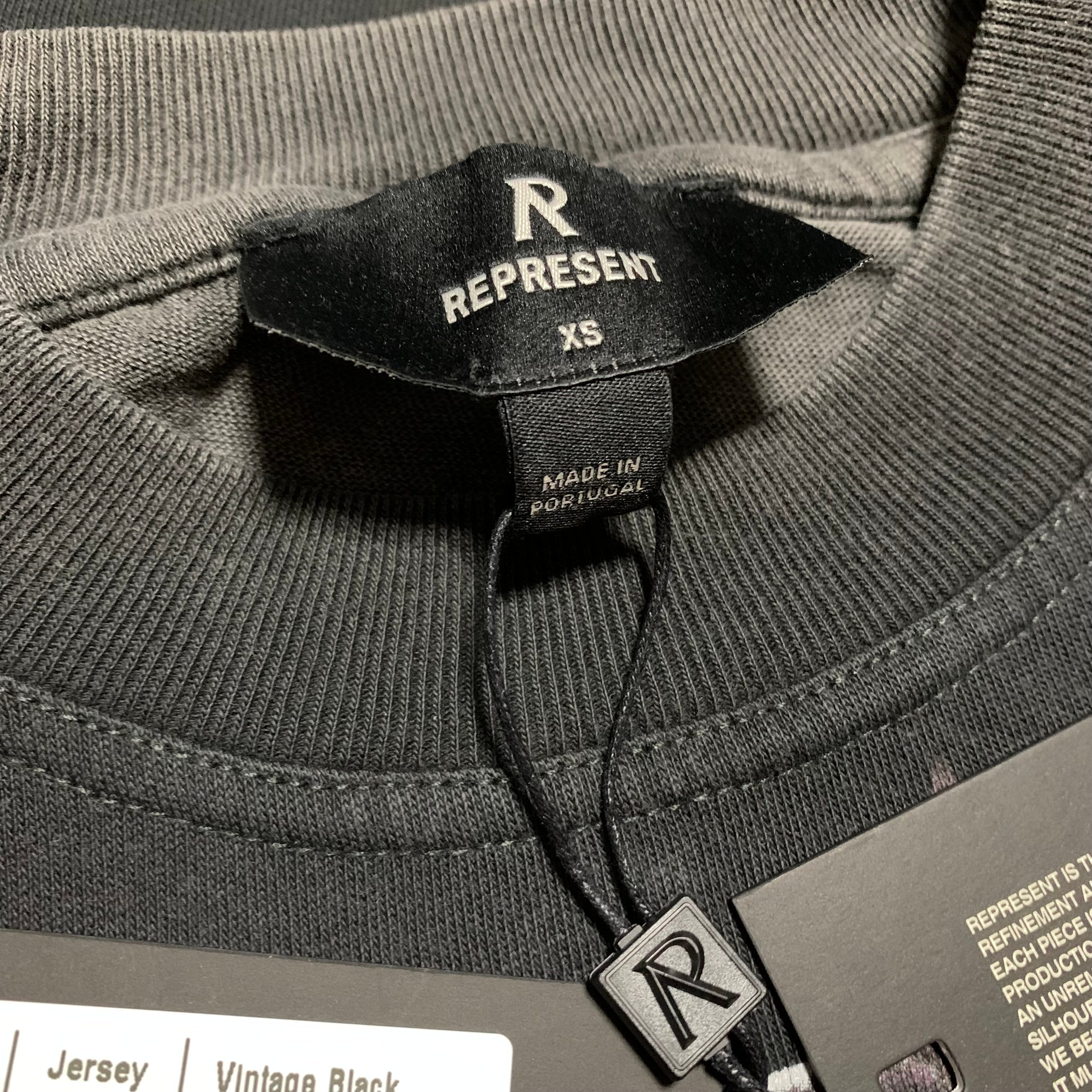 Represent XS Thoroughbred Dog Vintage Black Tee