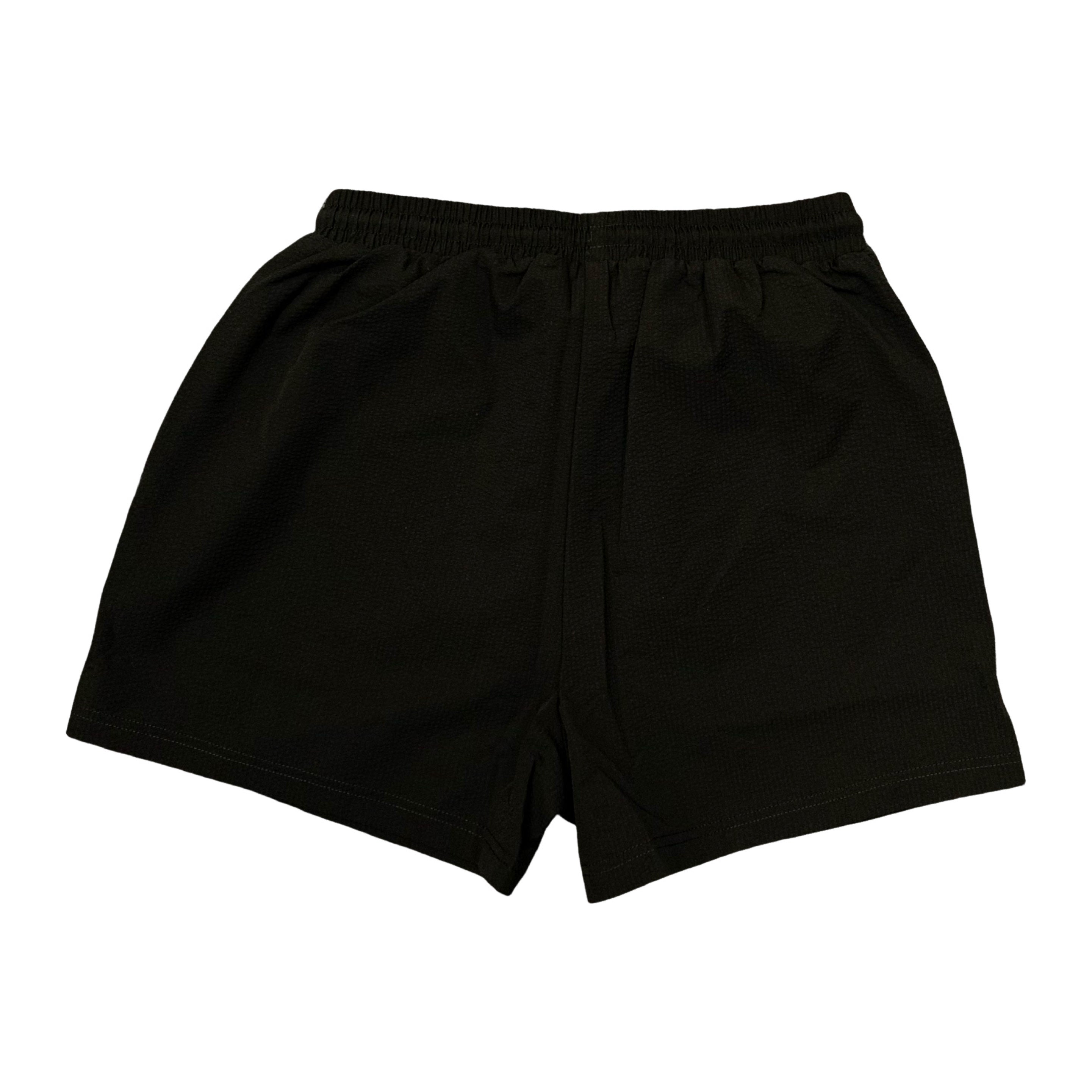 Represent XS Swim Shorts Seersucker Smart Black Swim Shorts