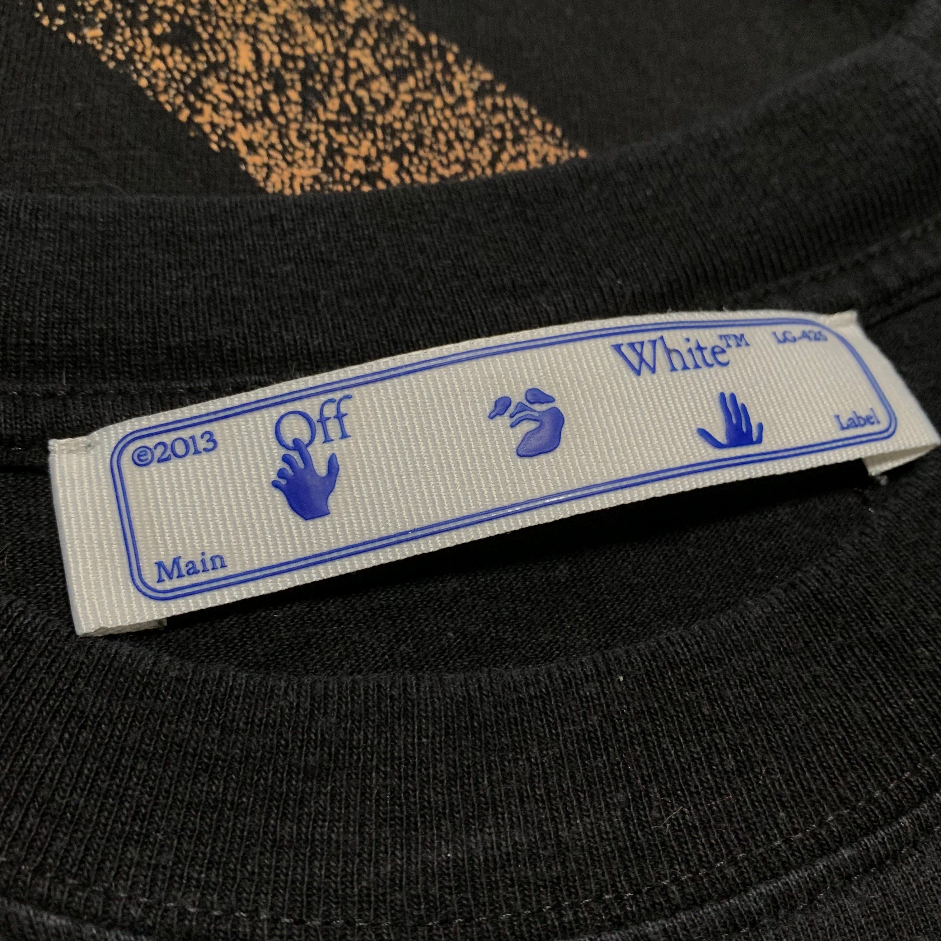 Off White Small Degrade Arrows Black Tee Virgil Abloh