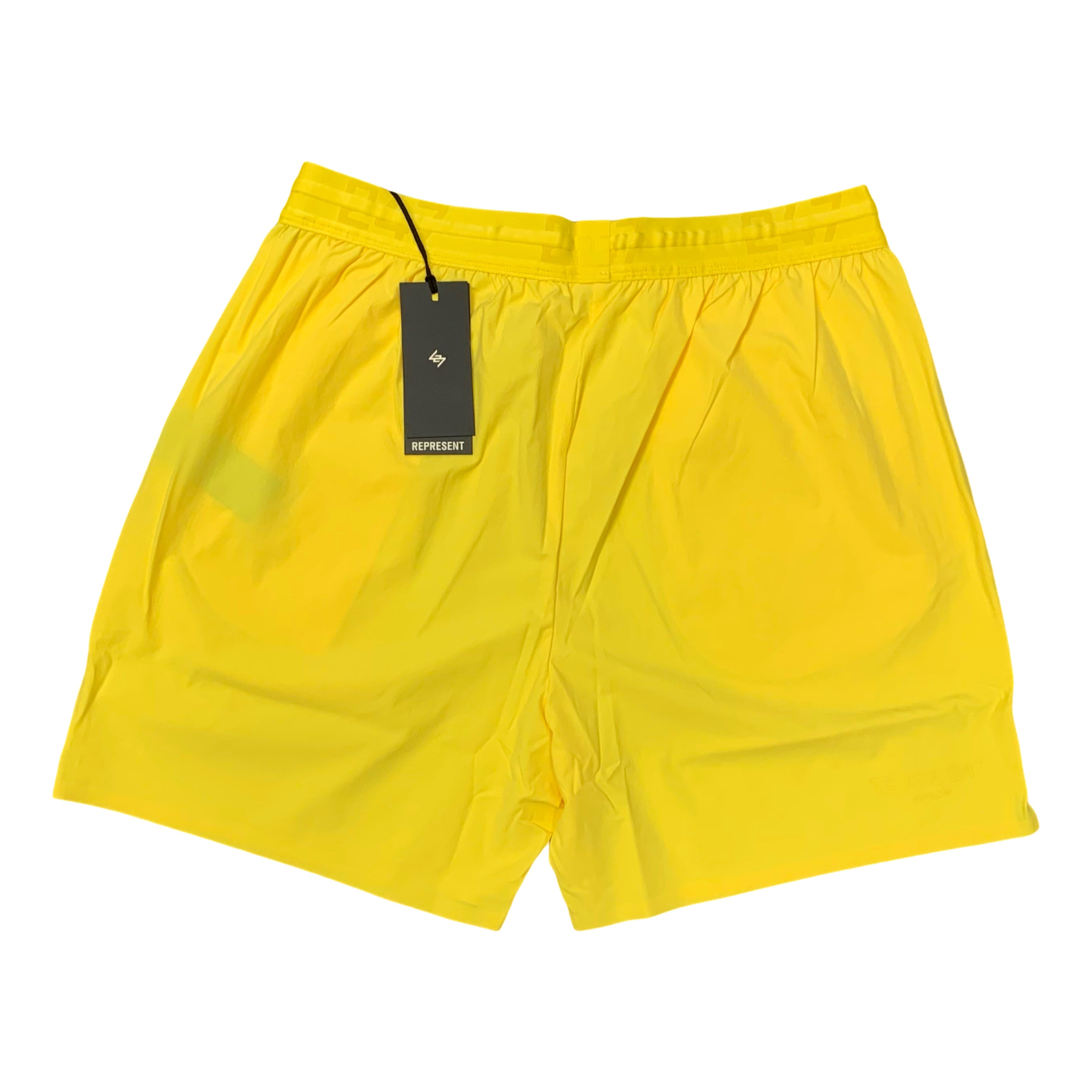 Represent Large Shorts Team 247 Fused Shorts Lemon Yellow