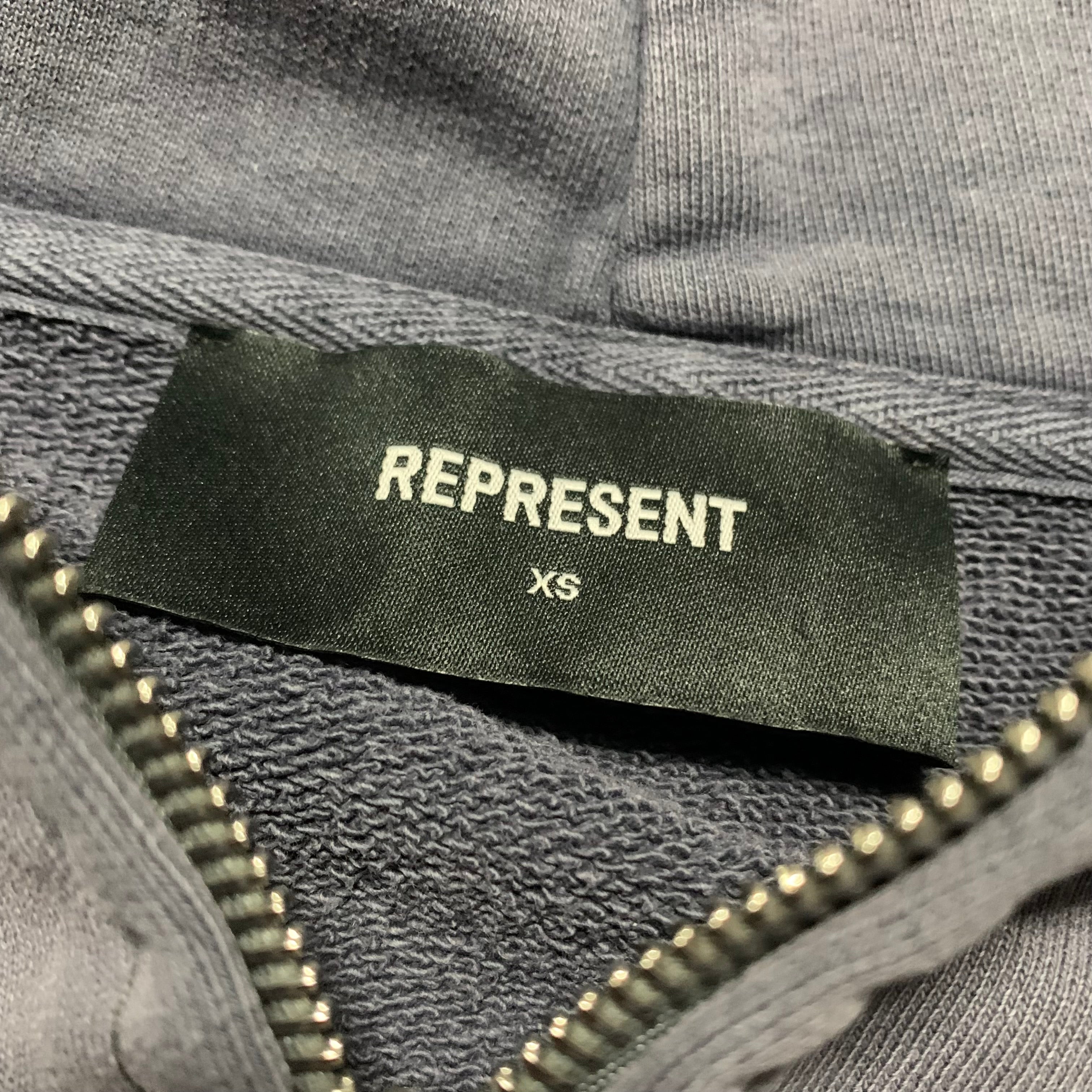 Represent XS Fall From Olympus Zip Hoodie Storm Grey