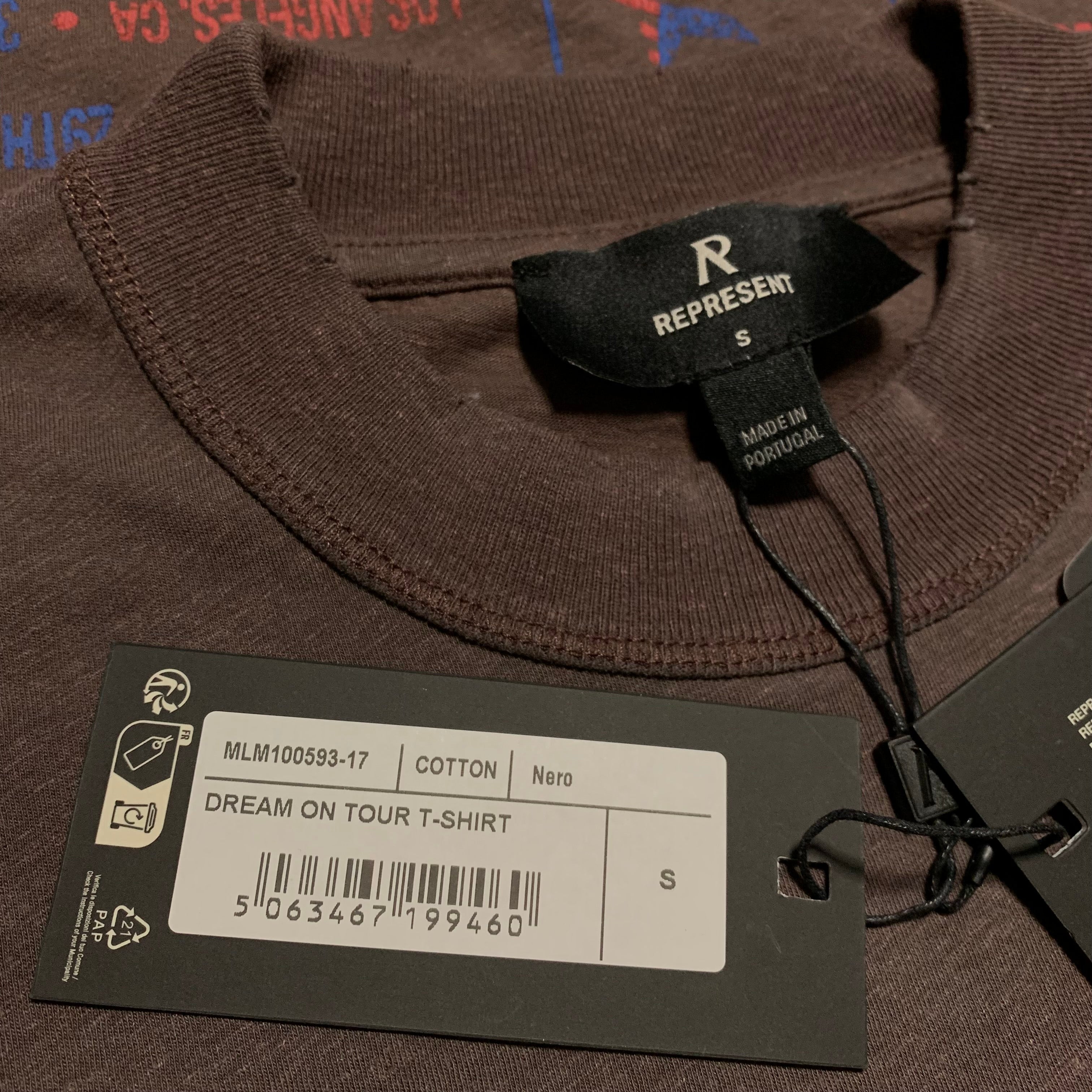 Represent Small Dream On Tour Vitkac Brown Tee
