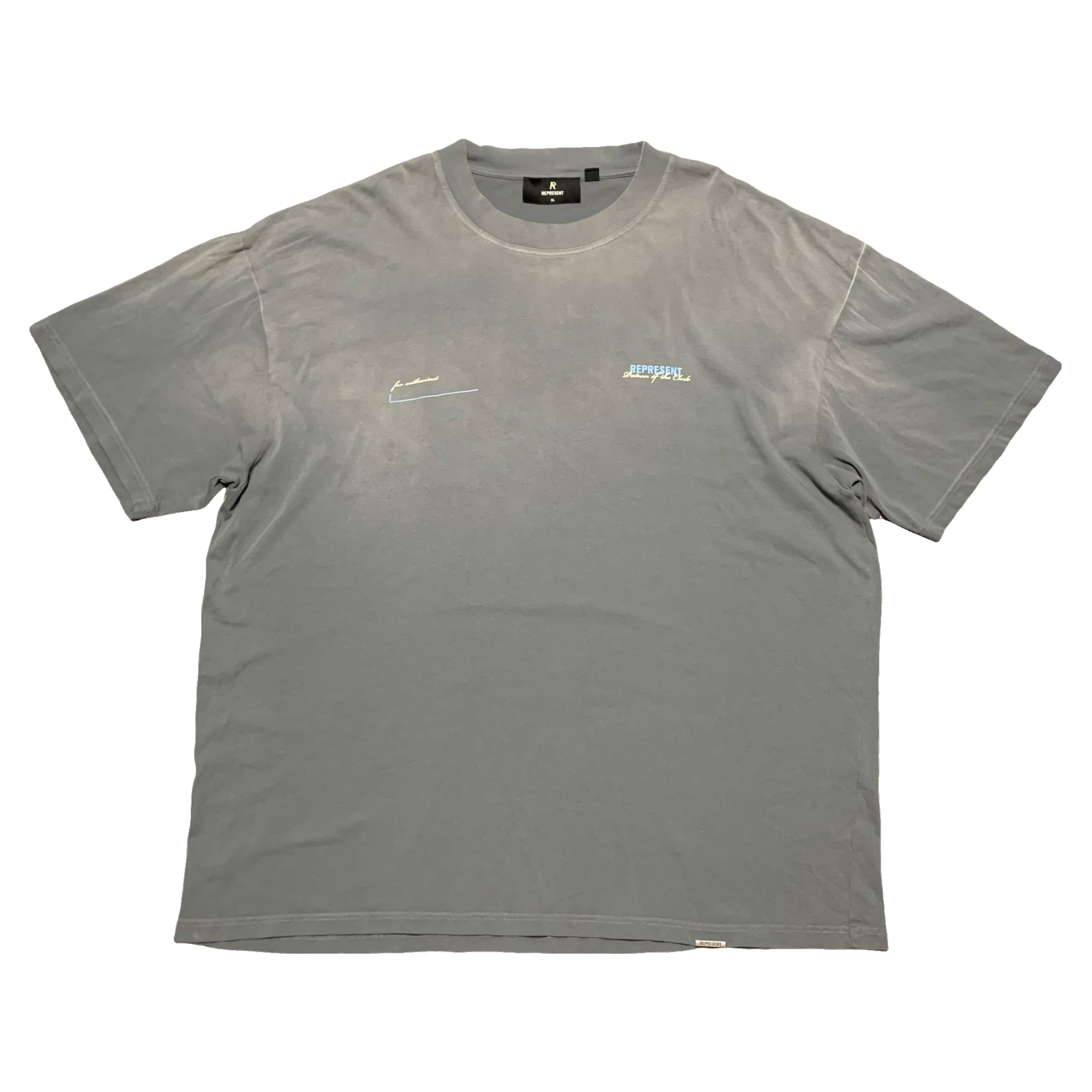 Represent XL Patron Of The Club Buttercream Powder Blue Tee