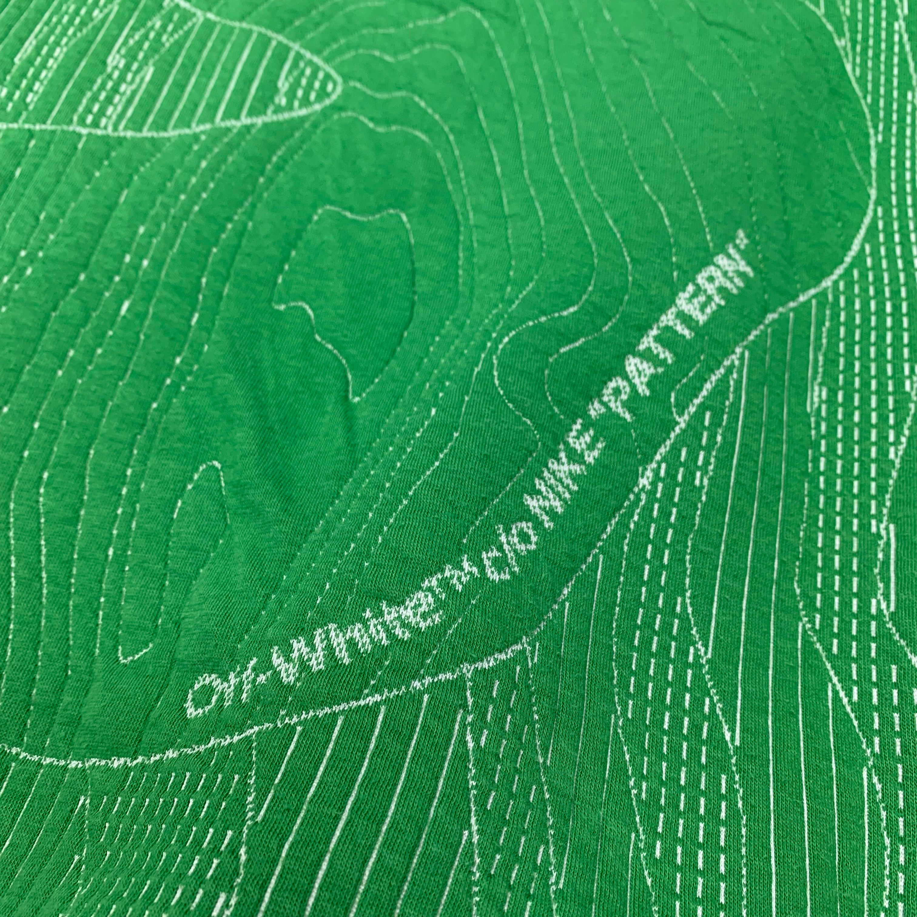 Off White Medium Nike Hoodie Engineered NRG Green Hoodie Virgil Abloh