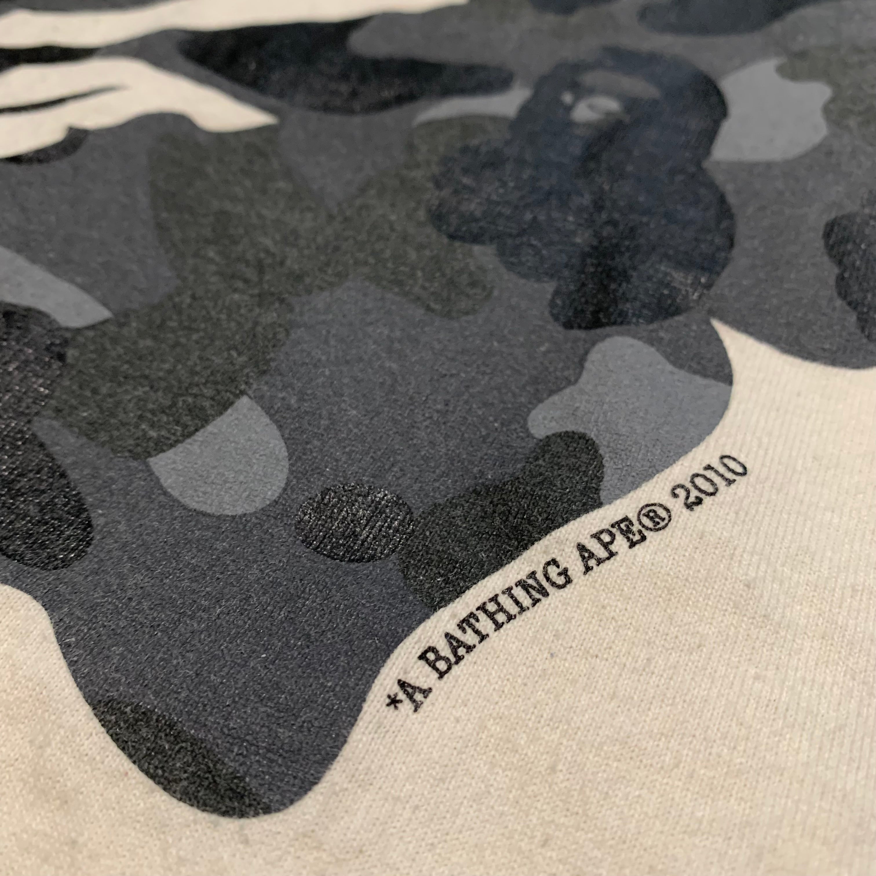 Bape Large 'BapeCamo' White Tee A Bathing Ape 2010