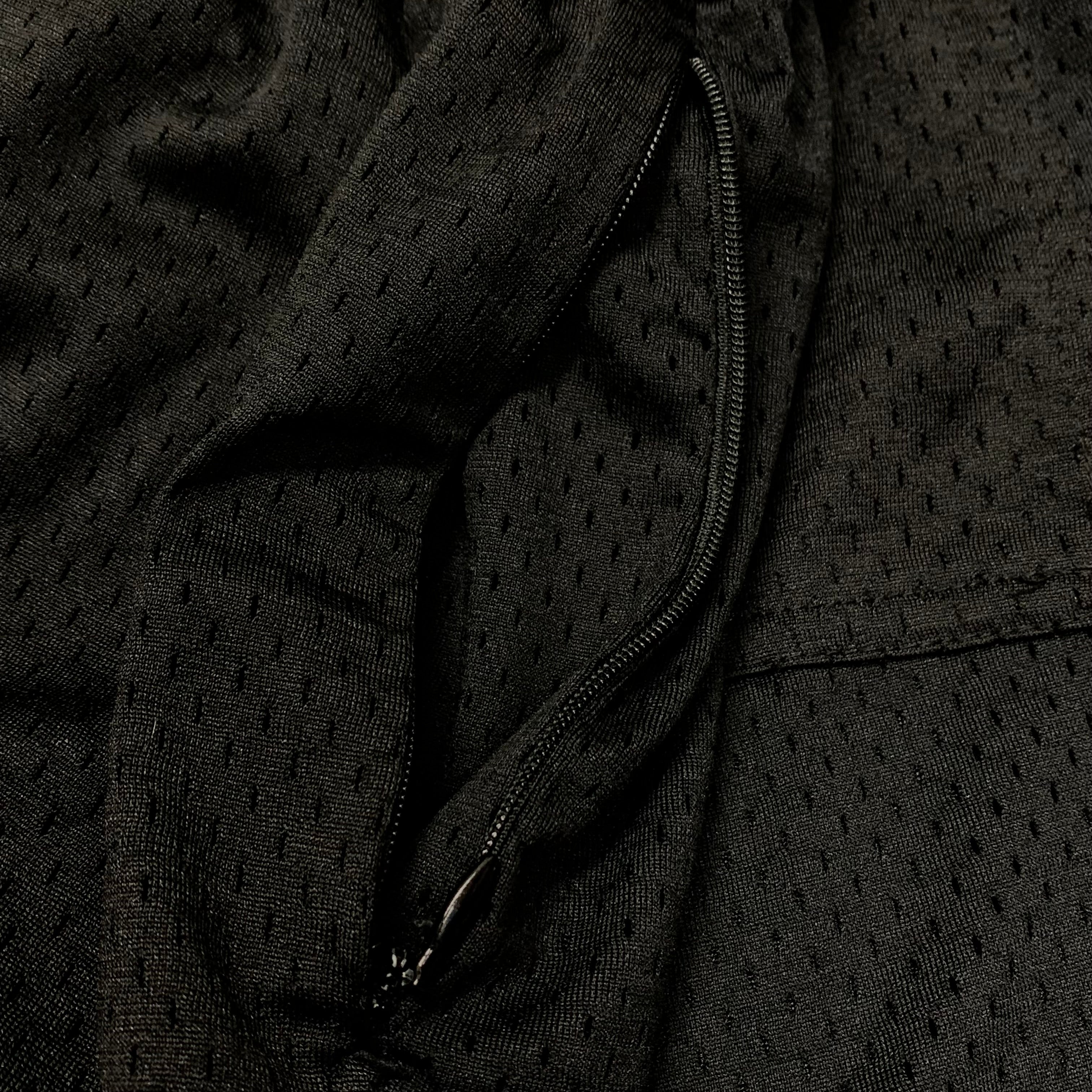 Represent XS Shorts Owners Club Black Mesh Zip Bottoms