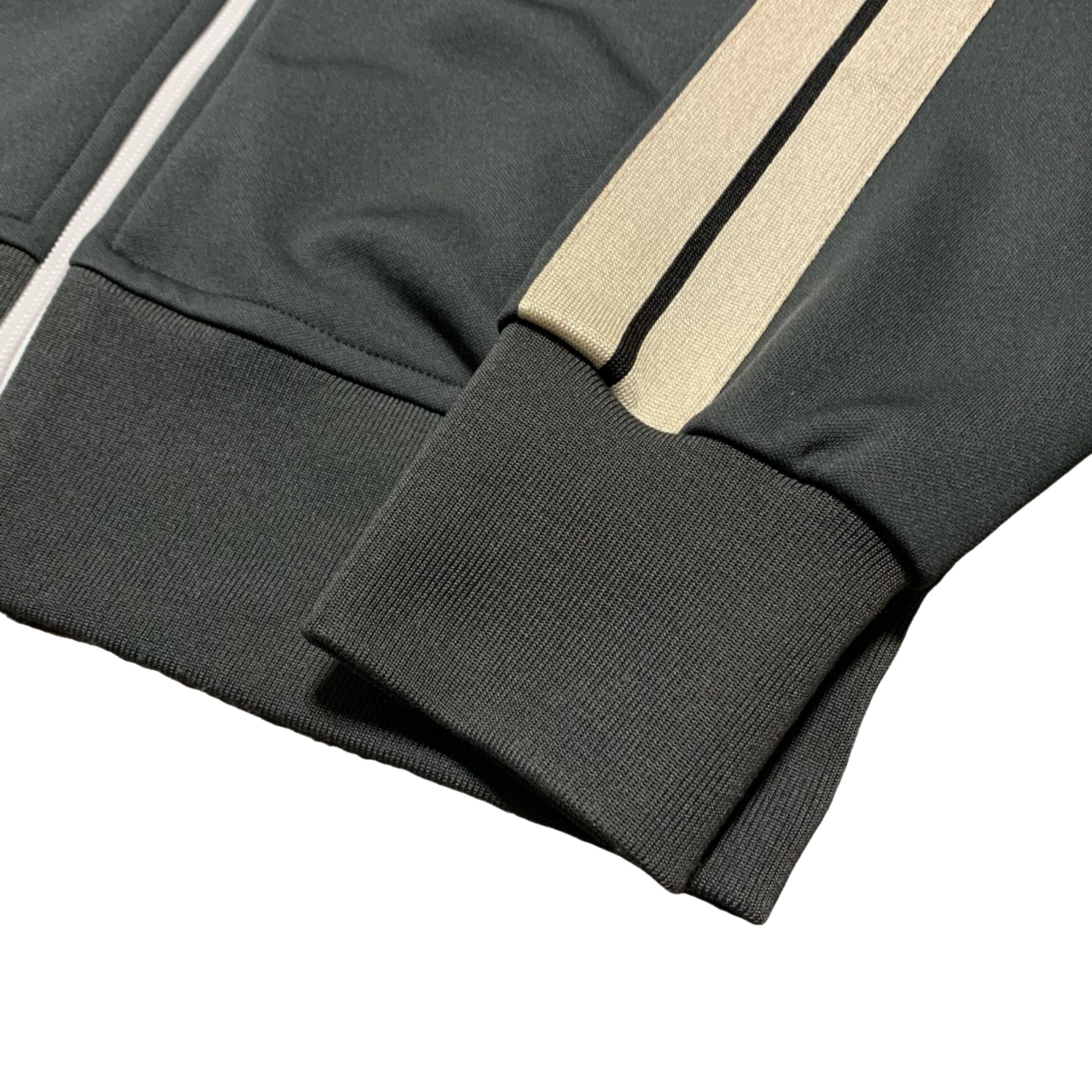 Palm Angels Medium Classic Track Jacket Zip Dark Grey