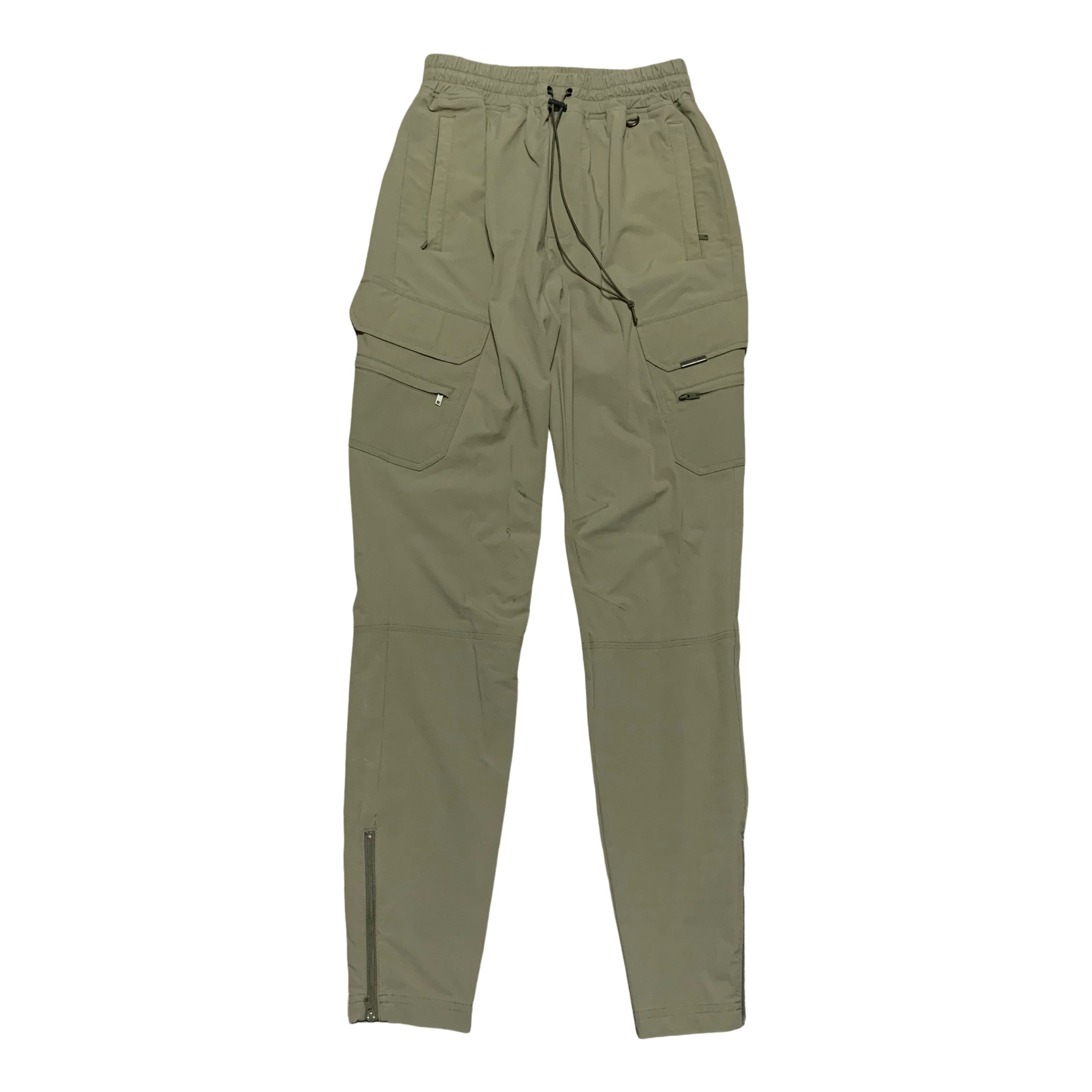 Represent Small 247 Pants Khaki Green Track Pant Bottoms Cargos