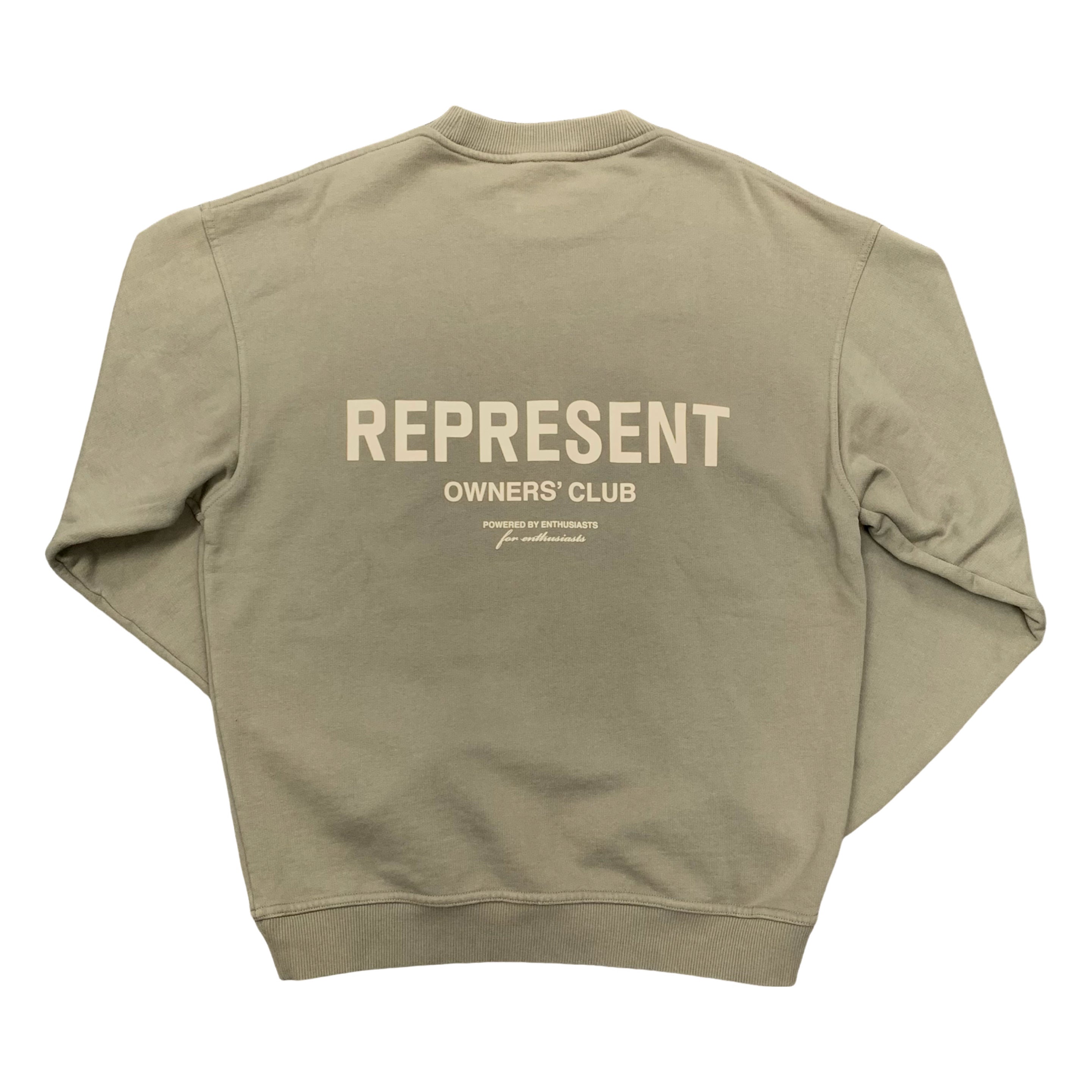 Represent Small Owners Club Green Sweater Sweatshirt Crewneck