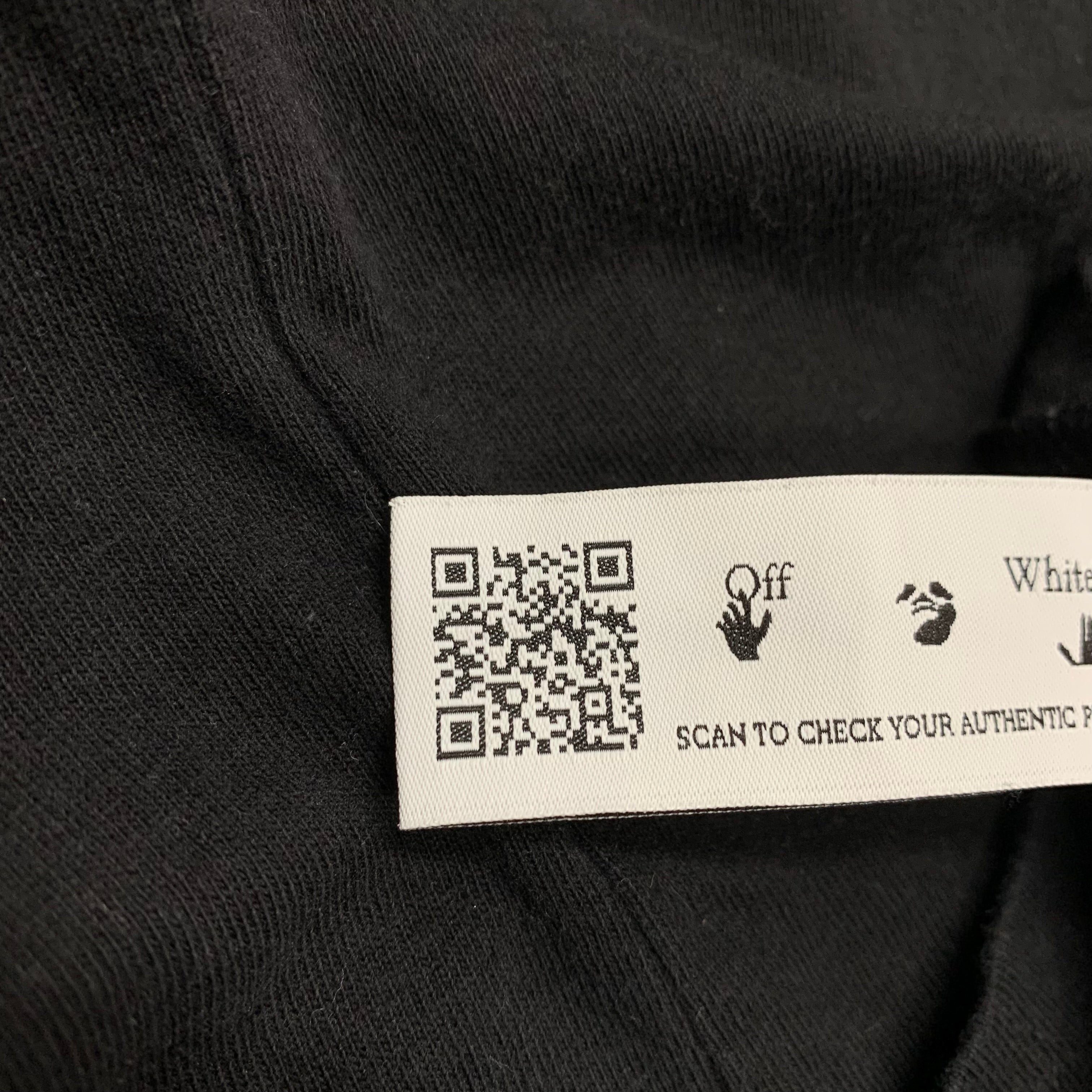 Off White Medium Tee Lighting Arrows Black T-Shirt Virgil Abloh