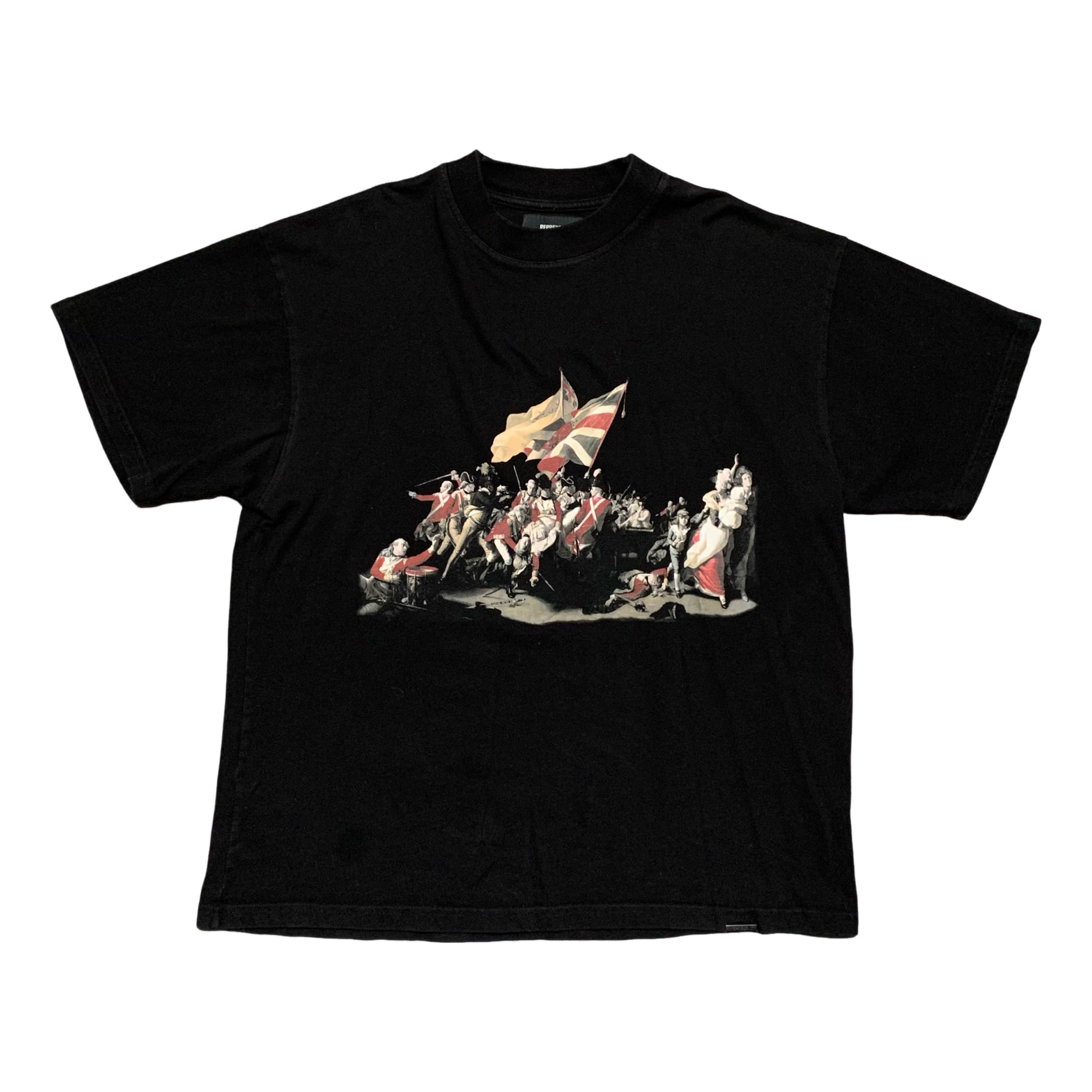 Represent Large British Archive Jet Black Tee