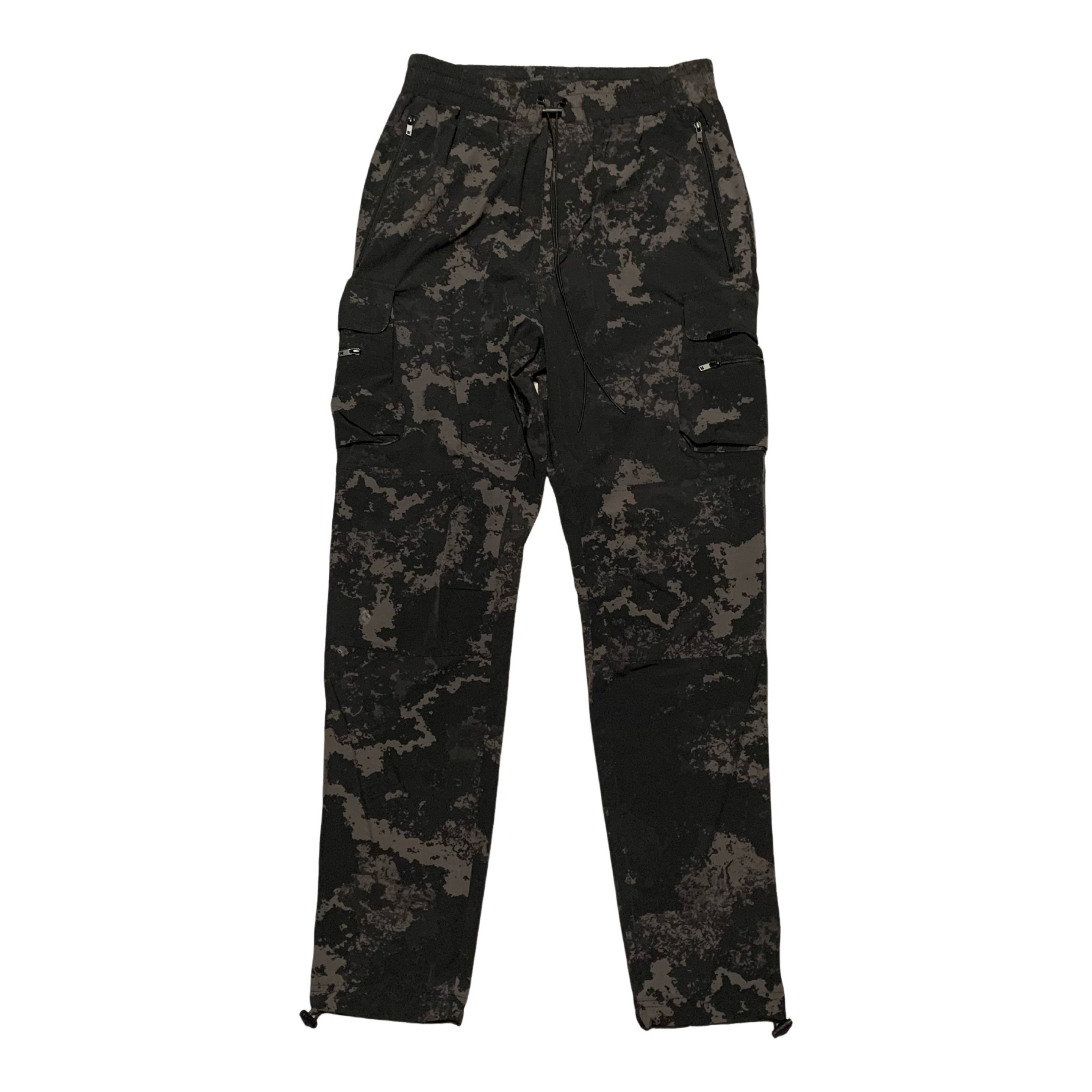 Represent Medium 247 Pants Camo Black Bottoms