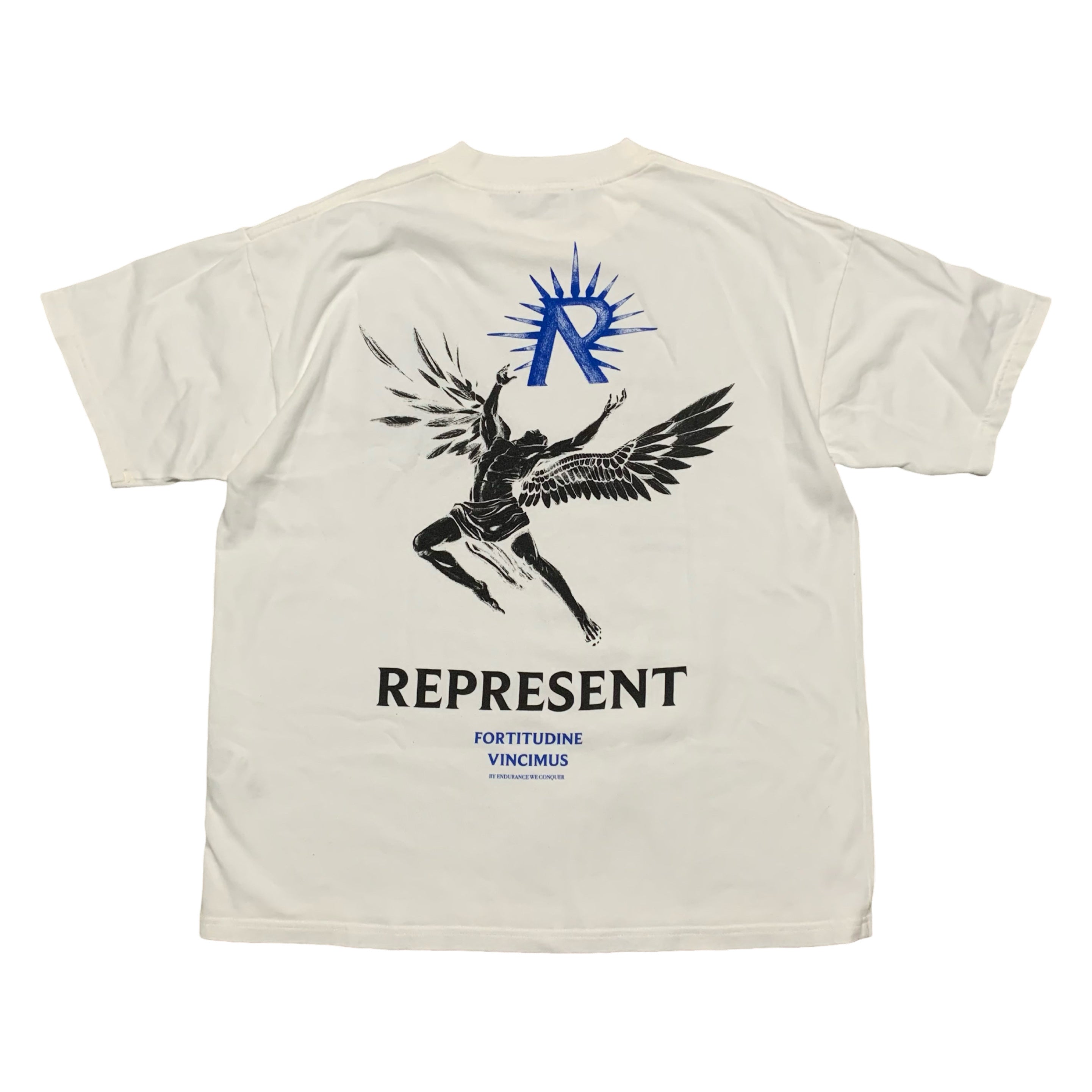 Represent Small Icarus Flat White Tee Horizons