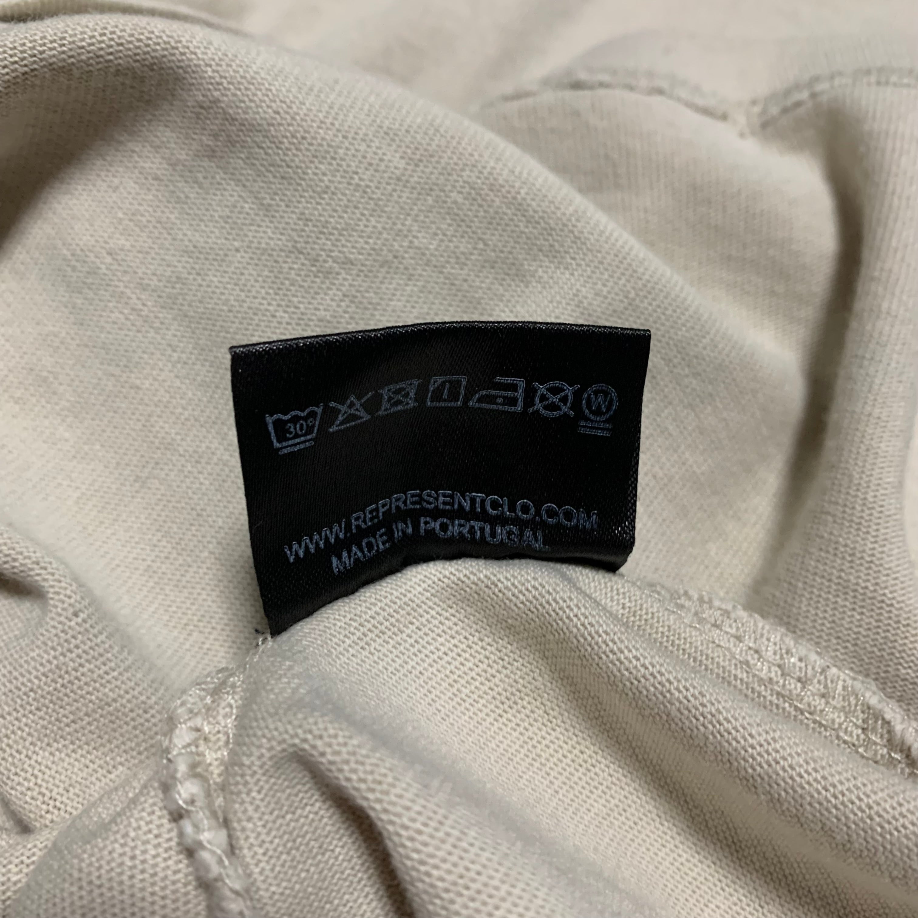 Represent XS As Good As Dead Vintage White Tee