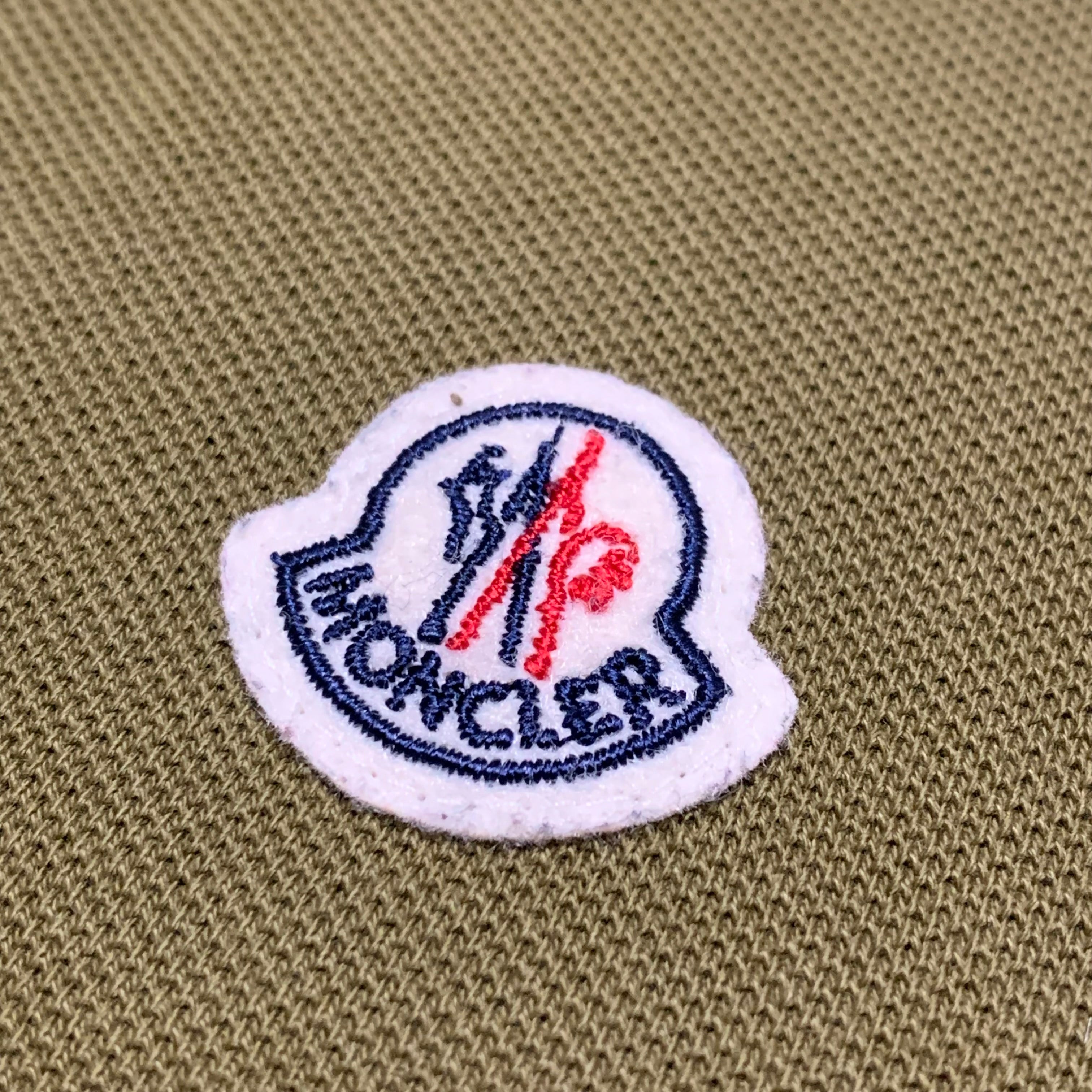 Moncler Small Polo Green Short Sleeve Polo Shirt Tee