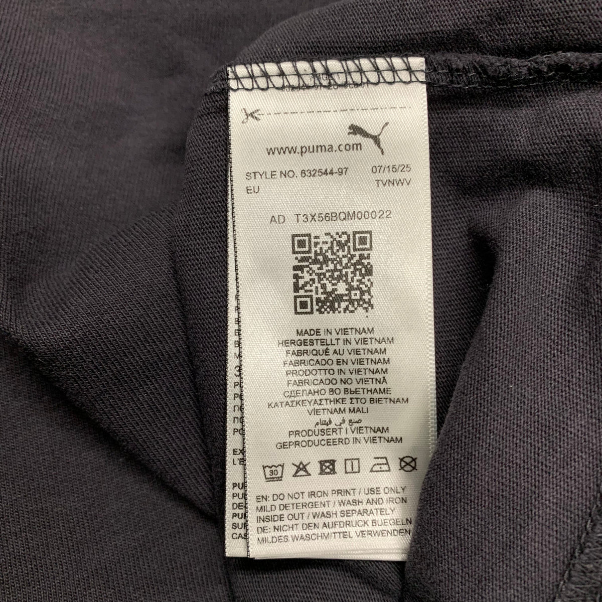 Represent Small Puma Tee Graphic Grey T-Shirt
